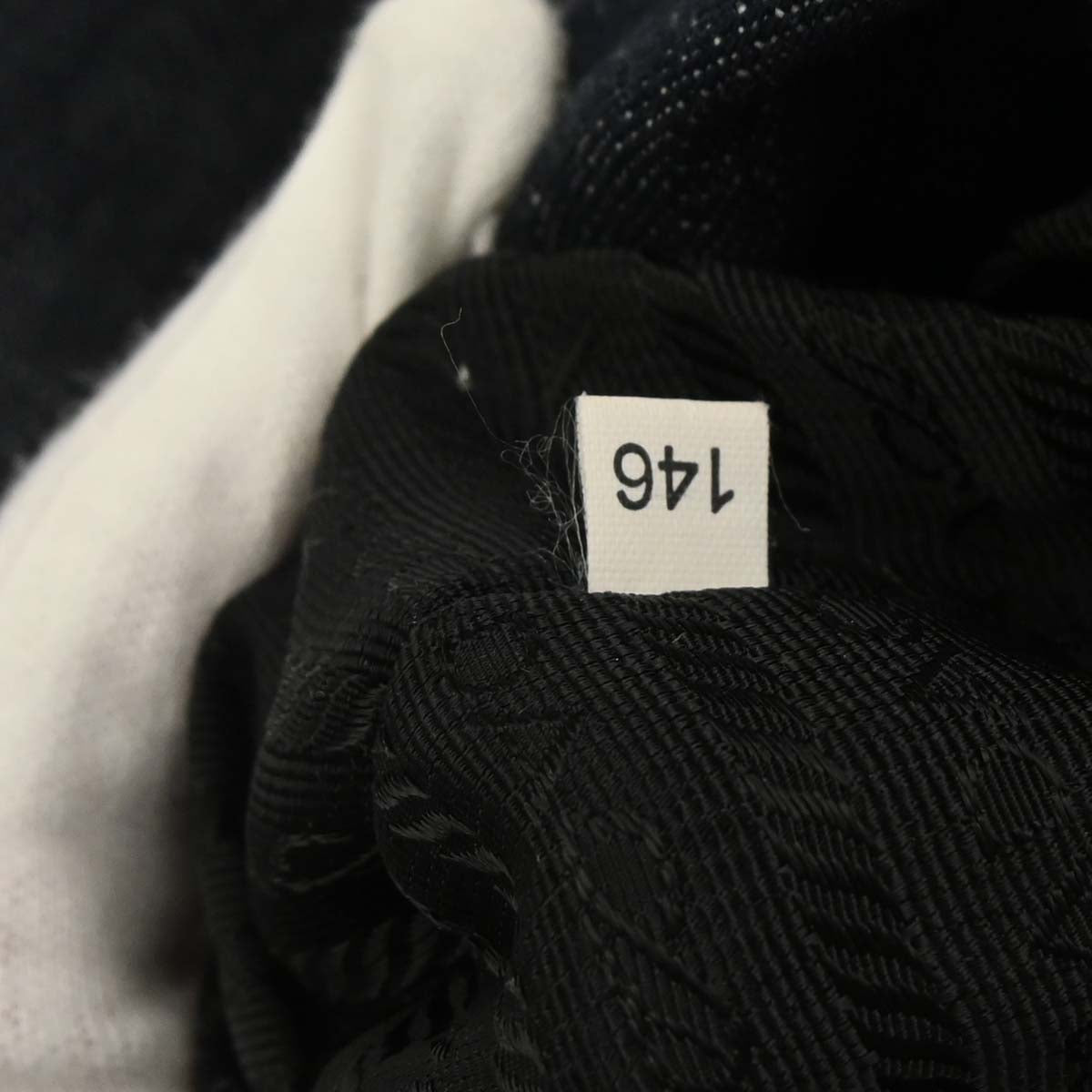 Prada Navy Denim Shoulder Bag