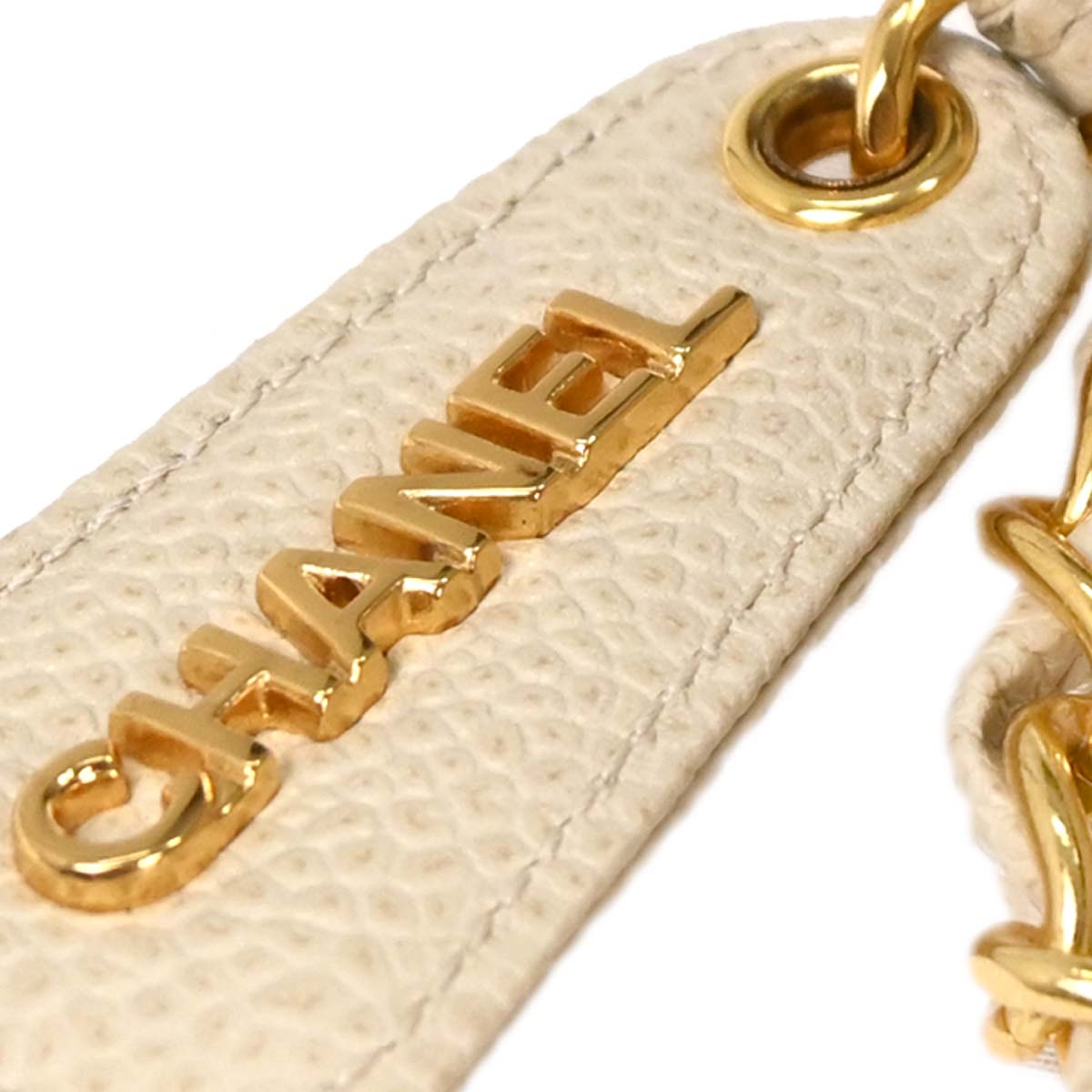 Chanel Off-white Caviar Camera Bag