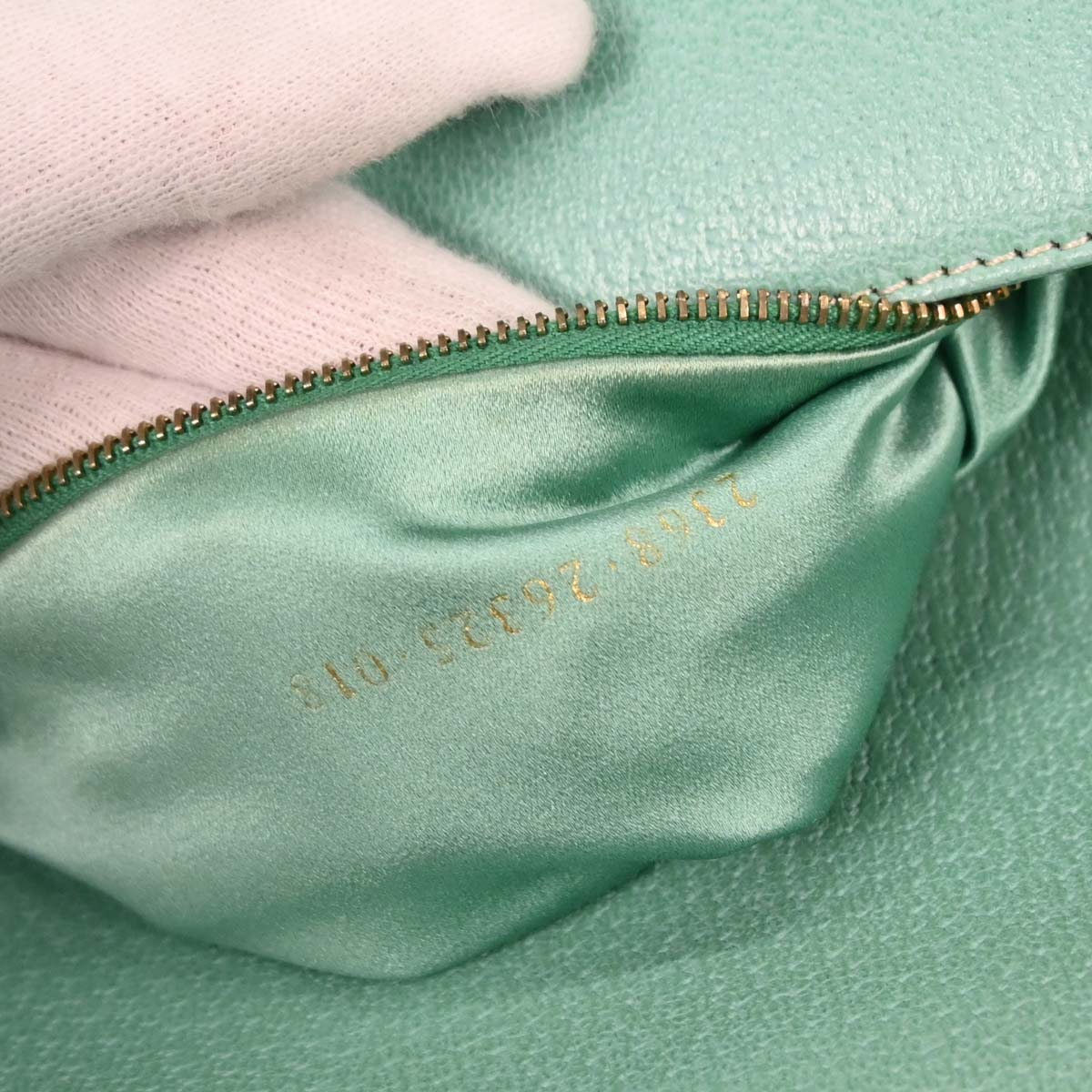 Fendi Emerald Green Leather Mamma Baguette Handbag