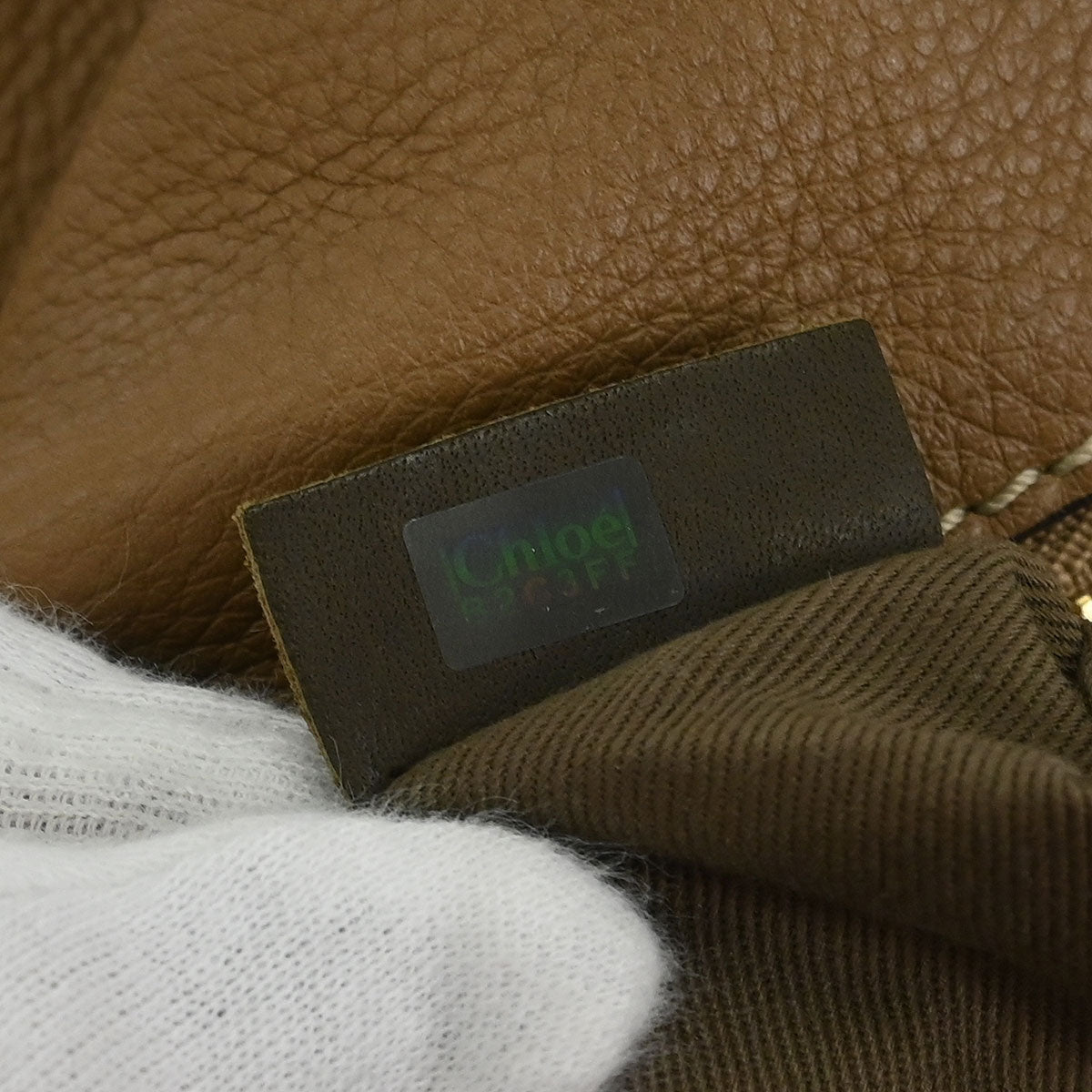 Chloe Brown Leather Marcie 2way Shoulder Handbag