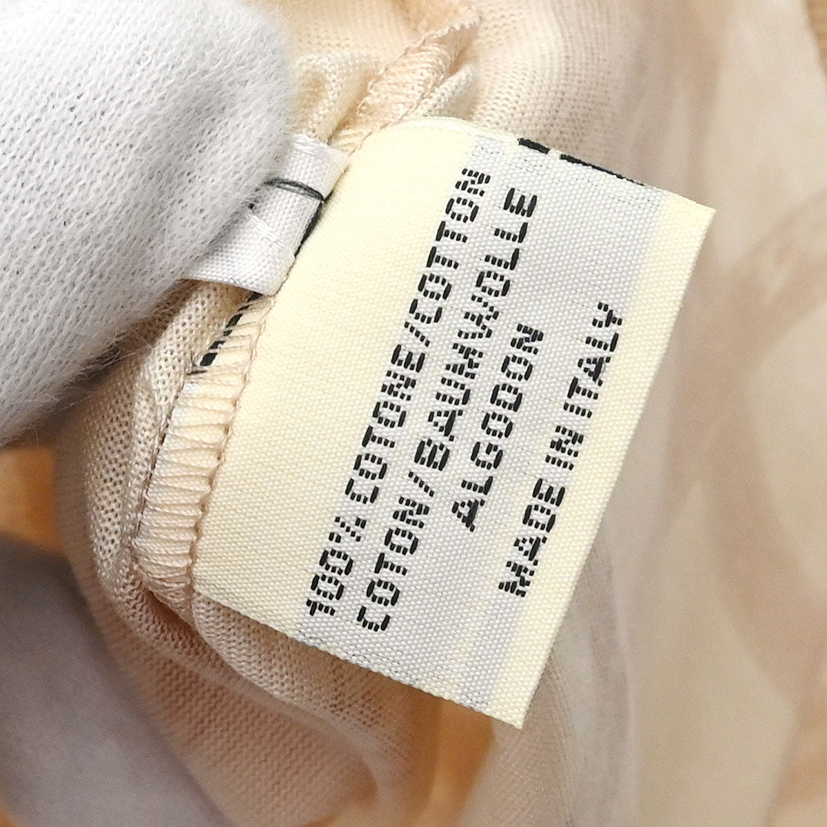 Hermes T-shirt Top Light Beige #S