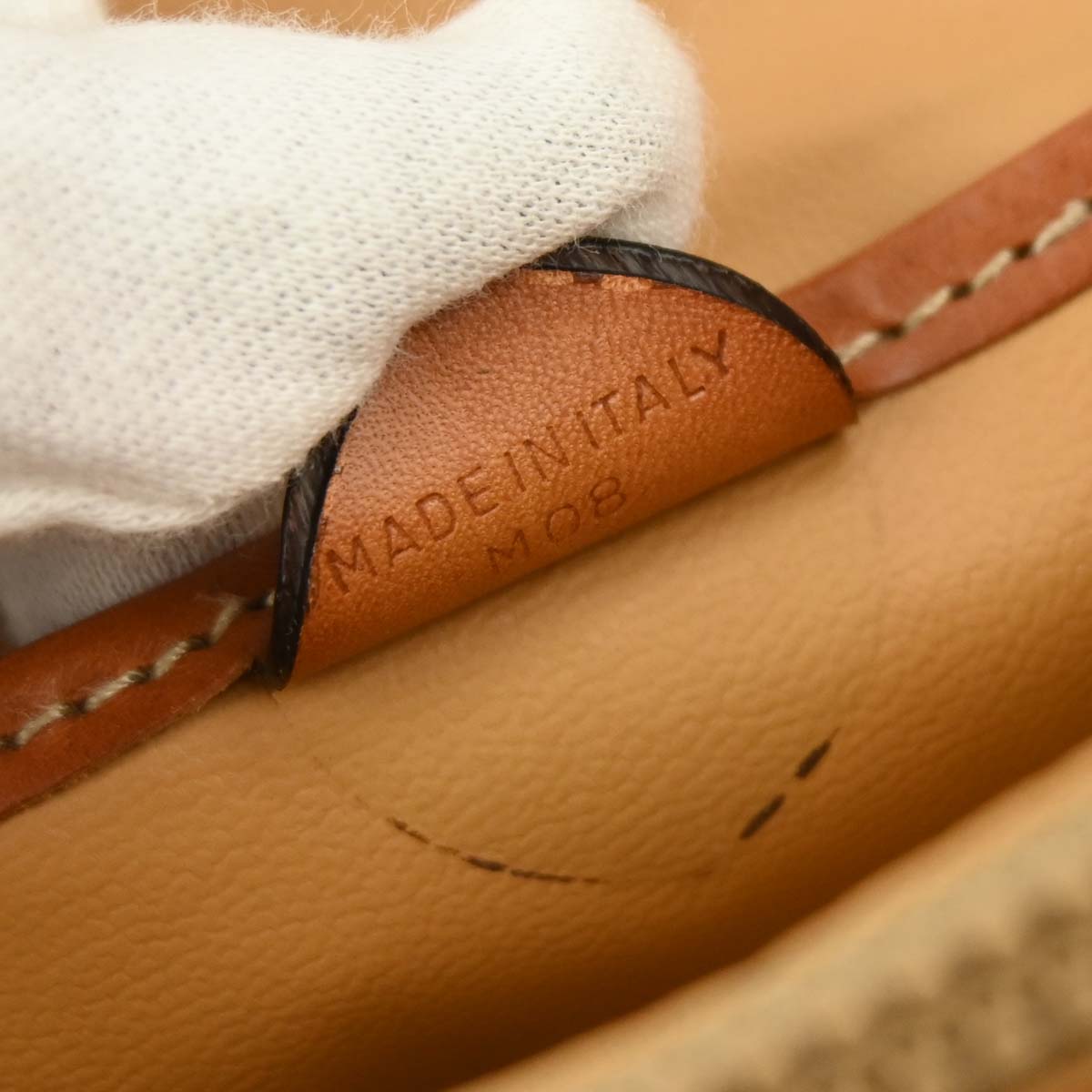 Celine Beige Macadam Handbag