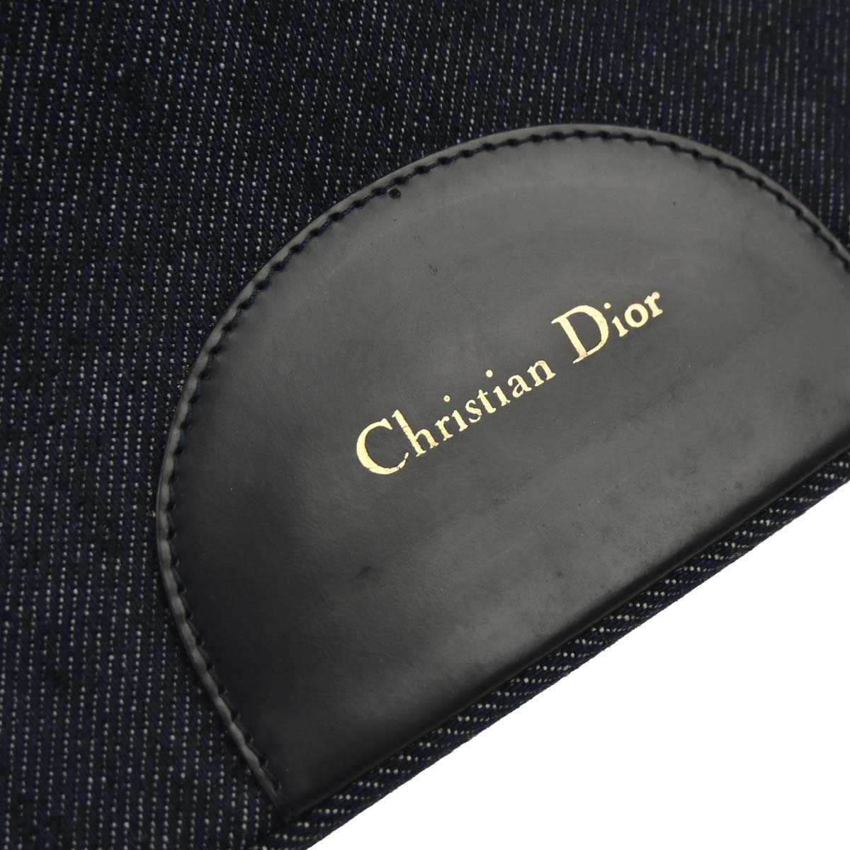 Christian Dior Blue Denim Malice Handbag