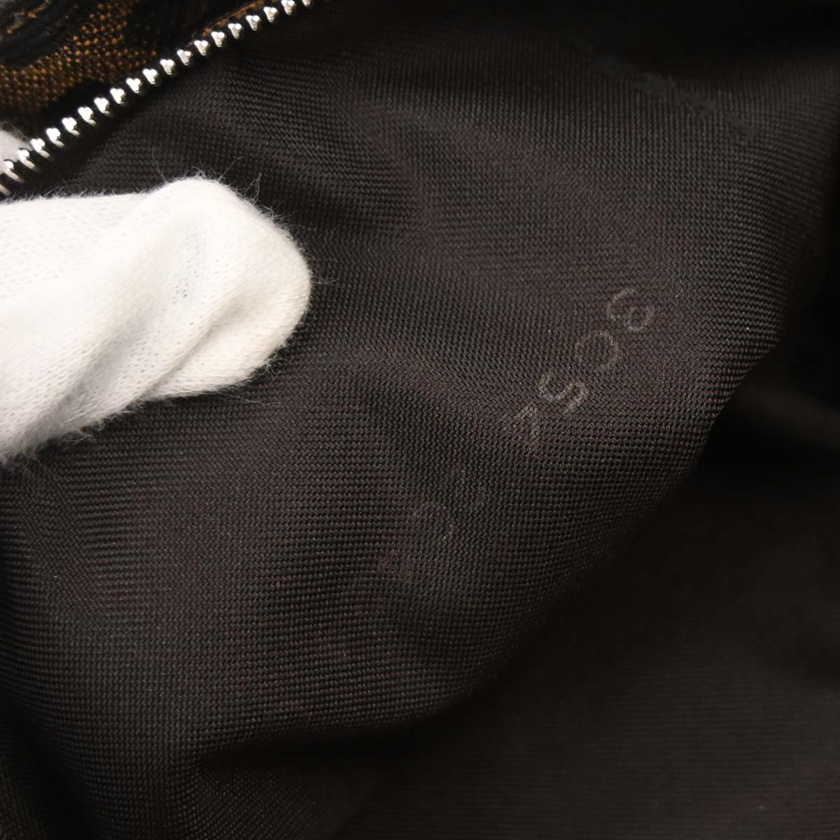 Fendi Brown Zucca Baguette Handbag