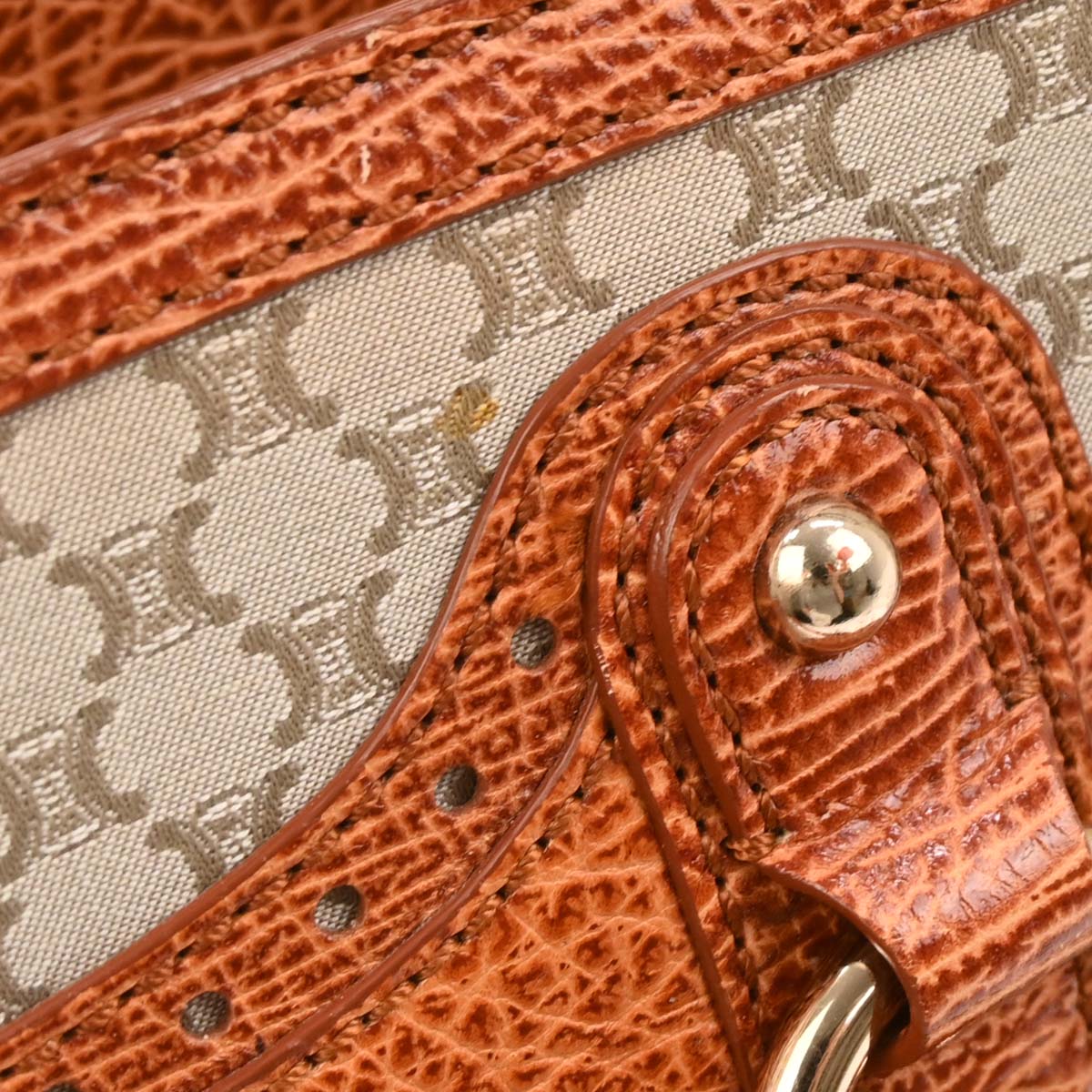 Celine * Brown Macadam Boogie Bag Handbag