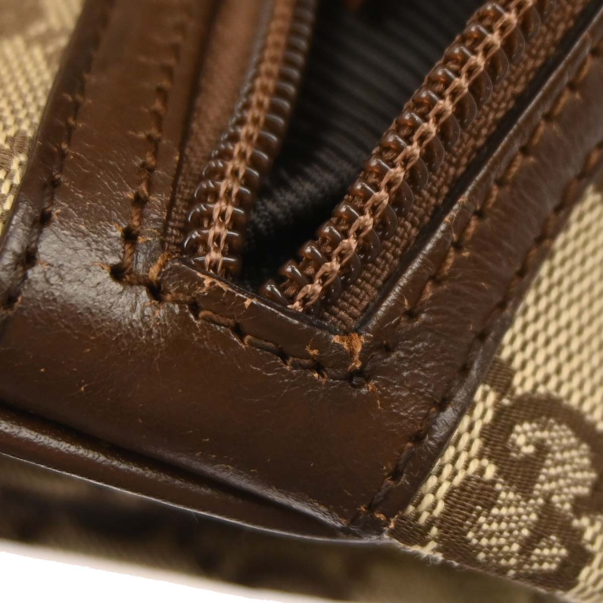 Gucci Beige Brown GG Shoulder Bag