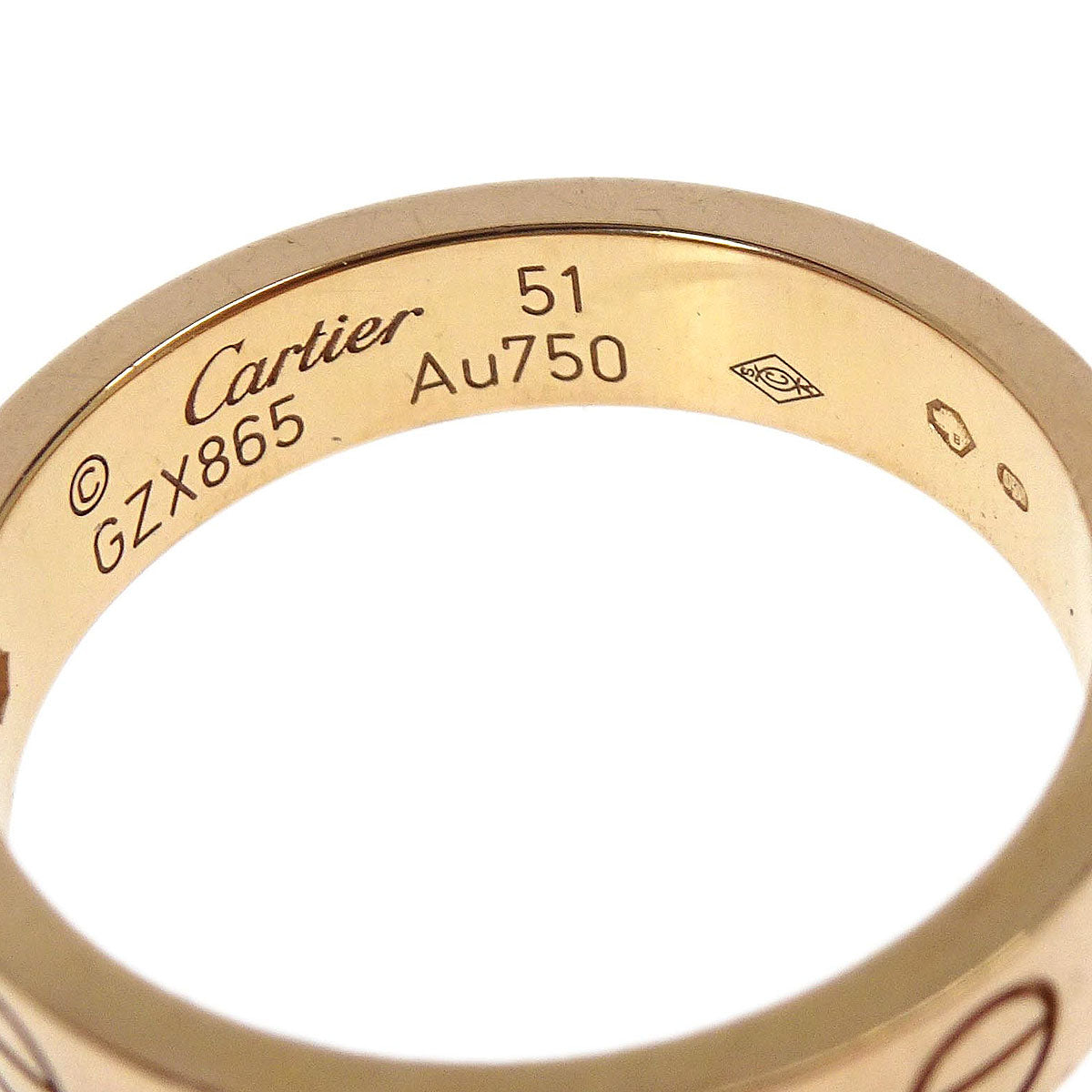 Cartier Mini Love Ring Au750 Diamond #51