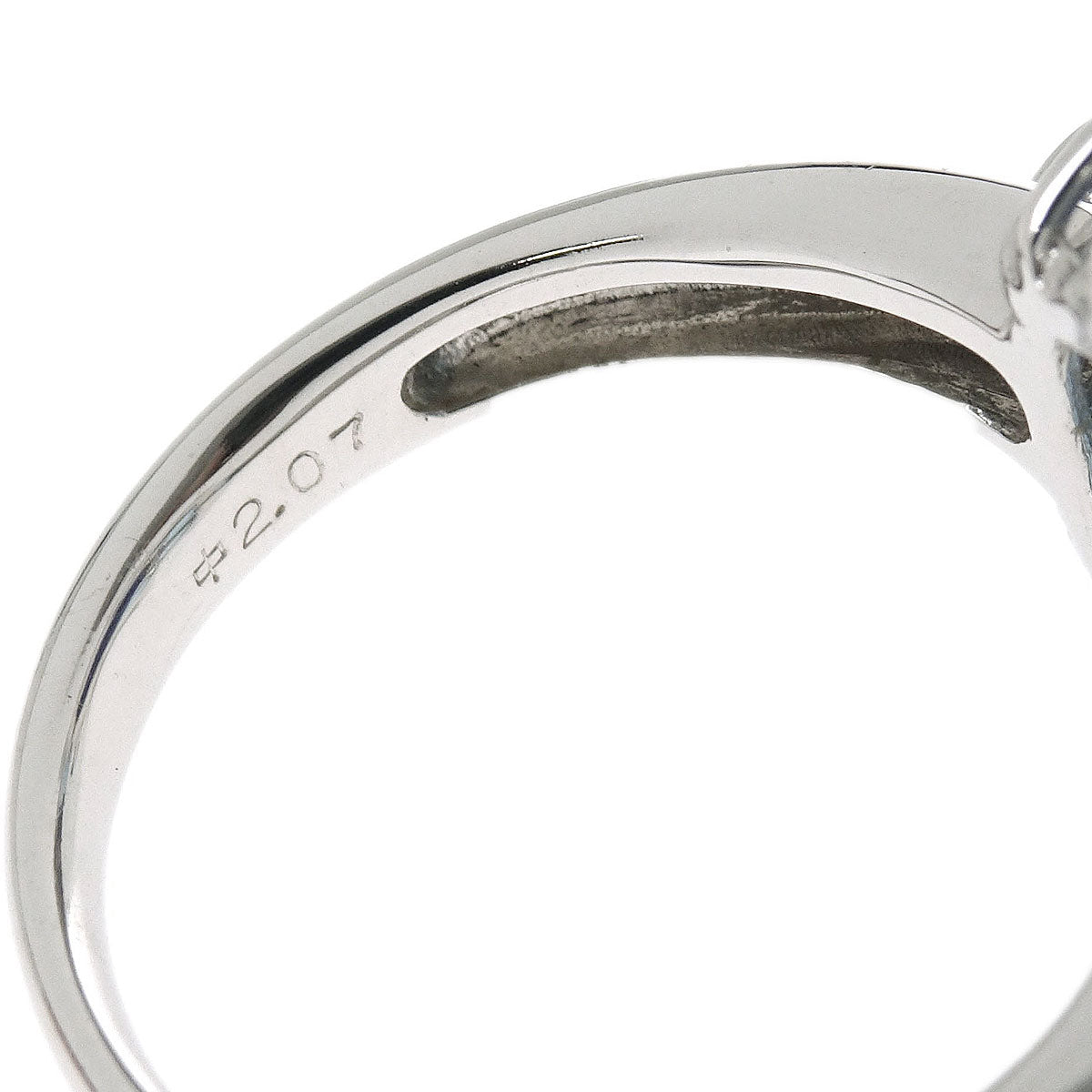 Ring 14KWG Silver Sapphire #52