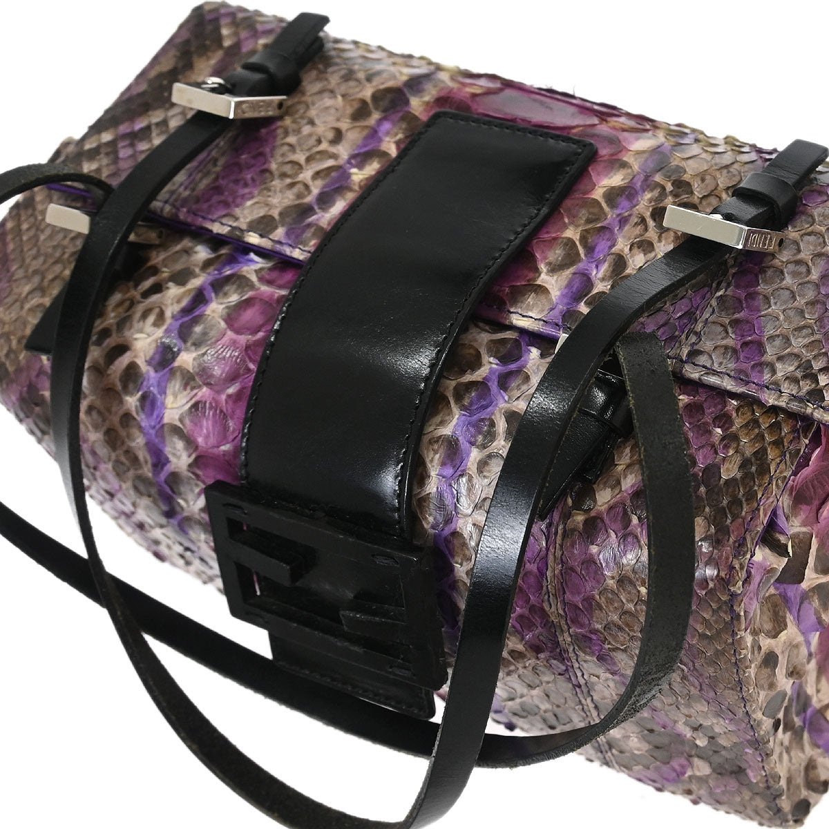 Fendi * Purple Python Handbag