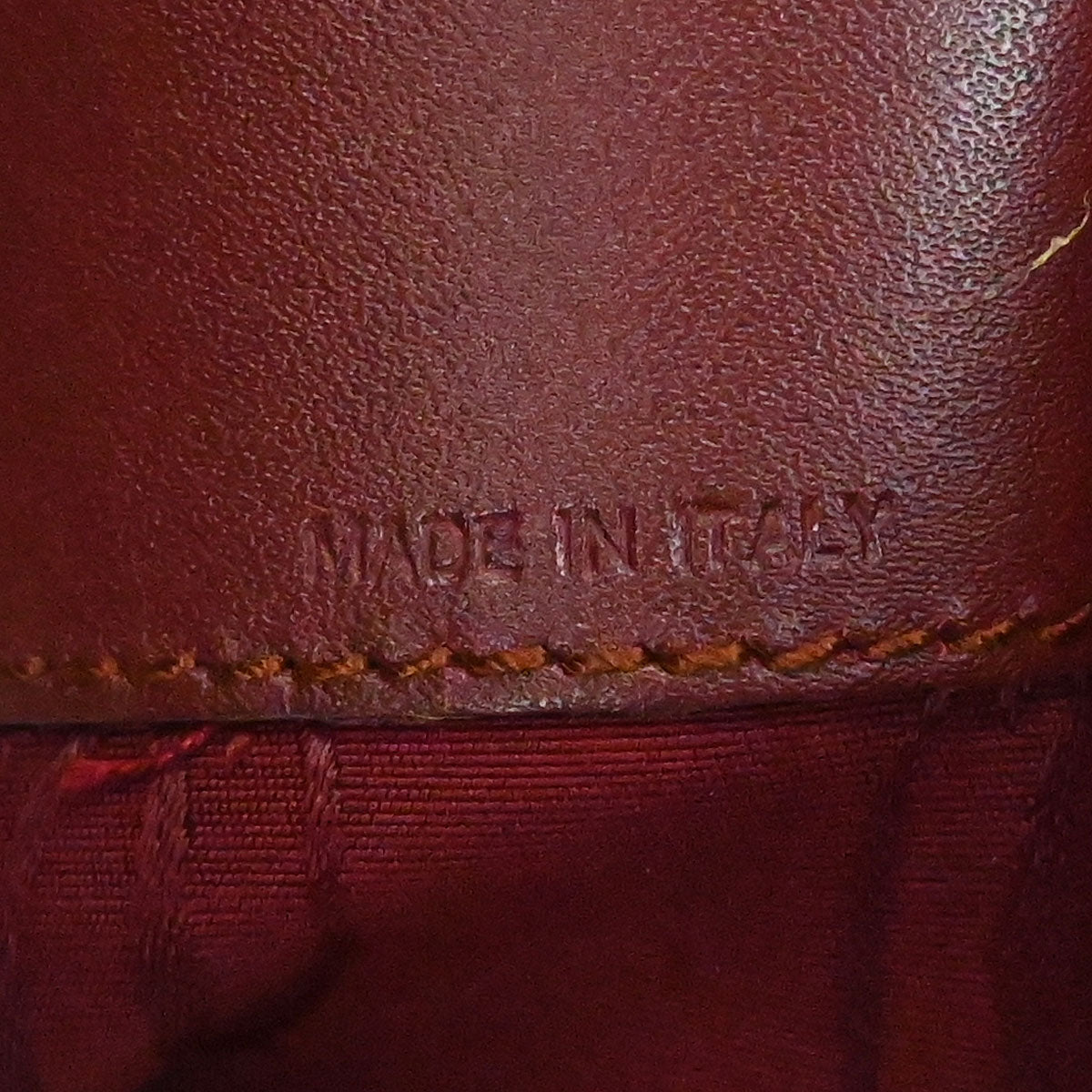 must de Cartier Bordeaux Briefcase Handbag