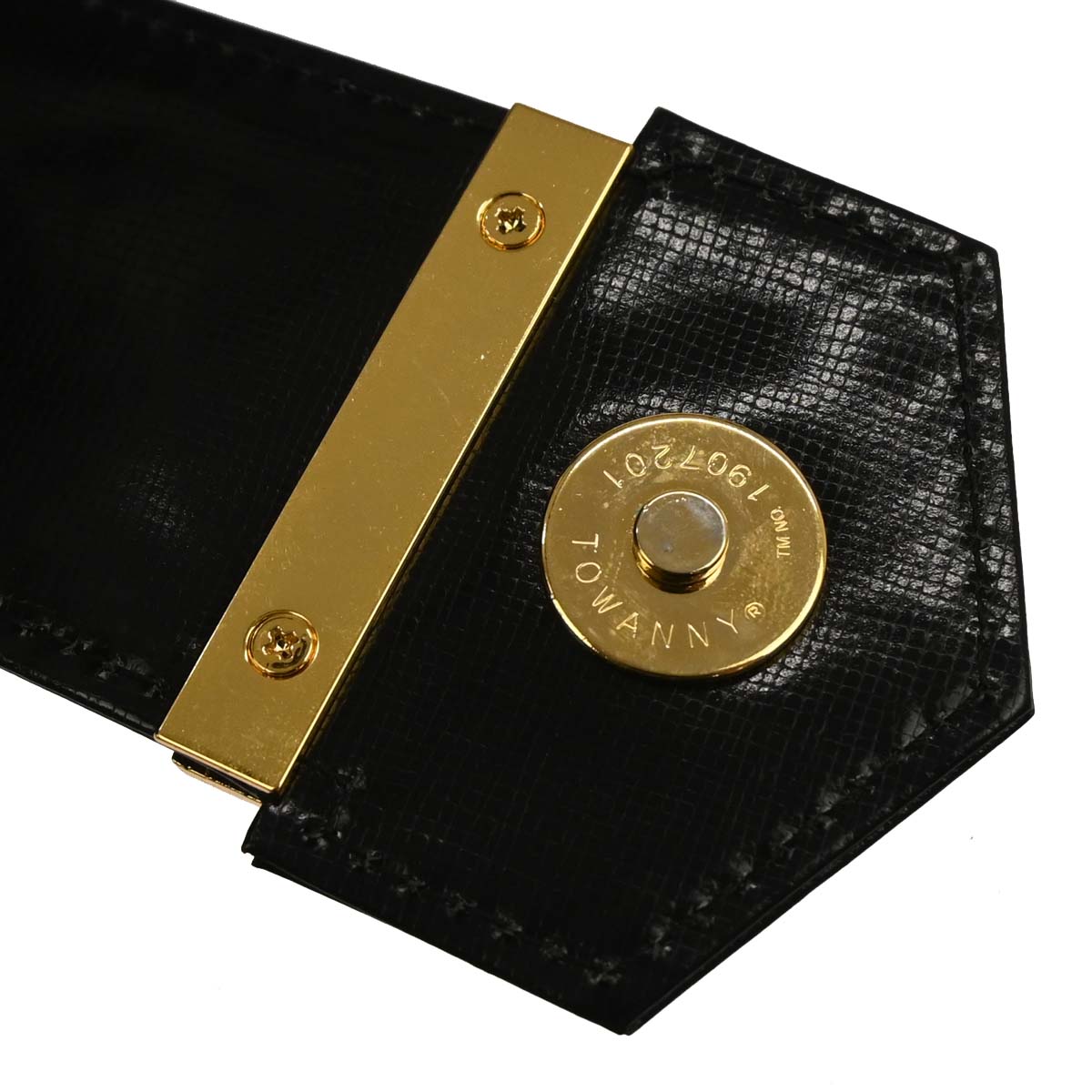 Yves Saint Laurent Black Patent Leather Handbag