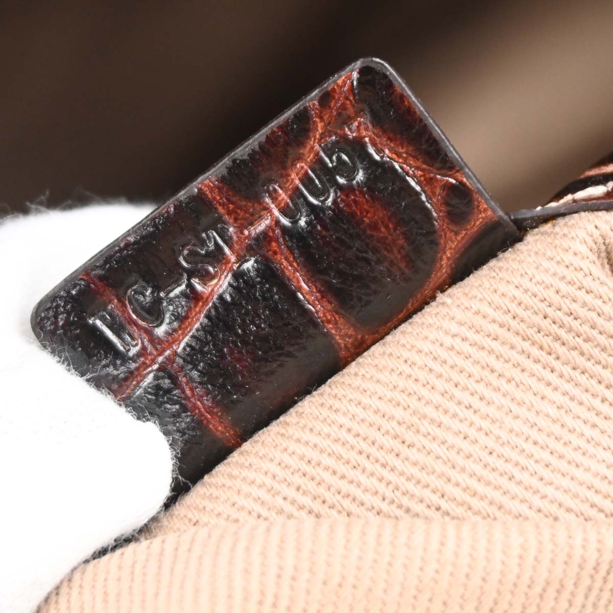 Celine * Beige Canvas Macadam Handbag