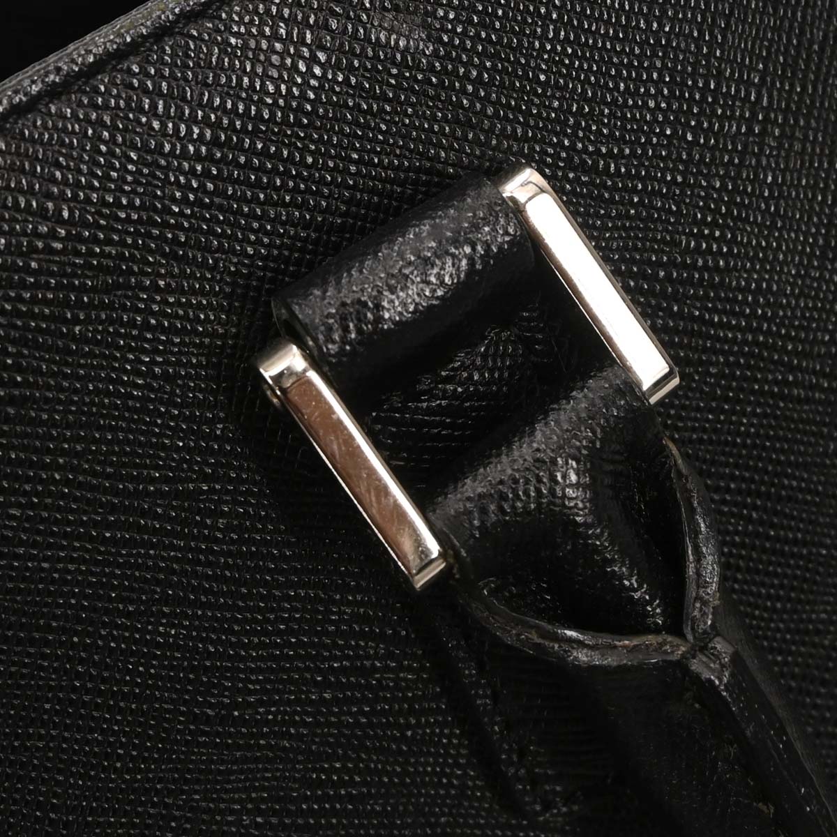 Burberry Black Leather Tote Handbag