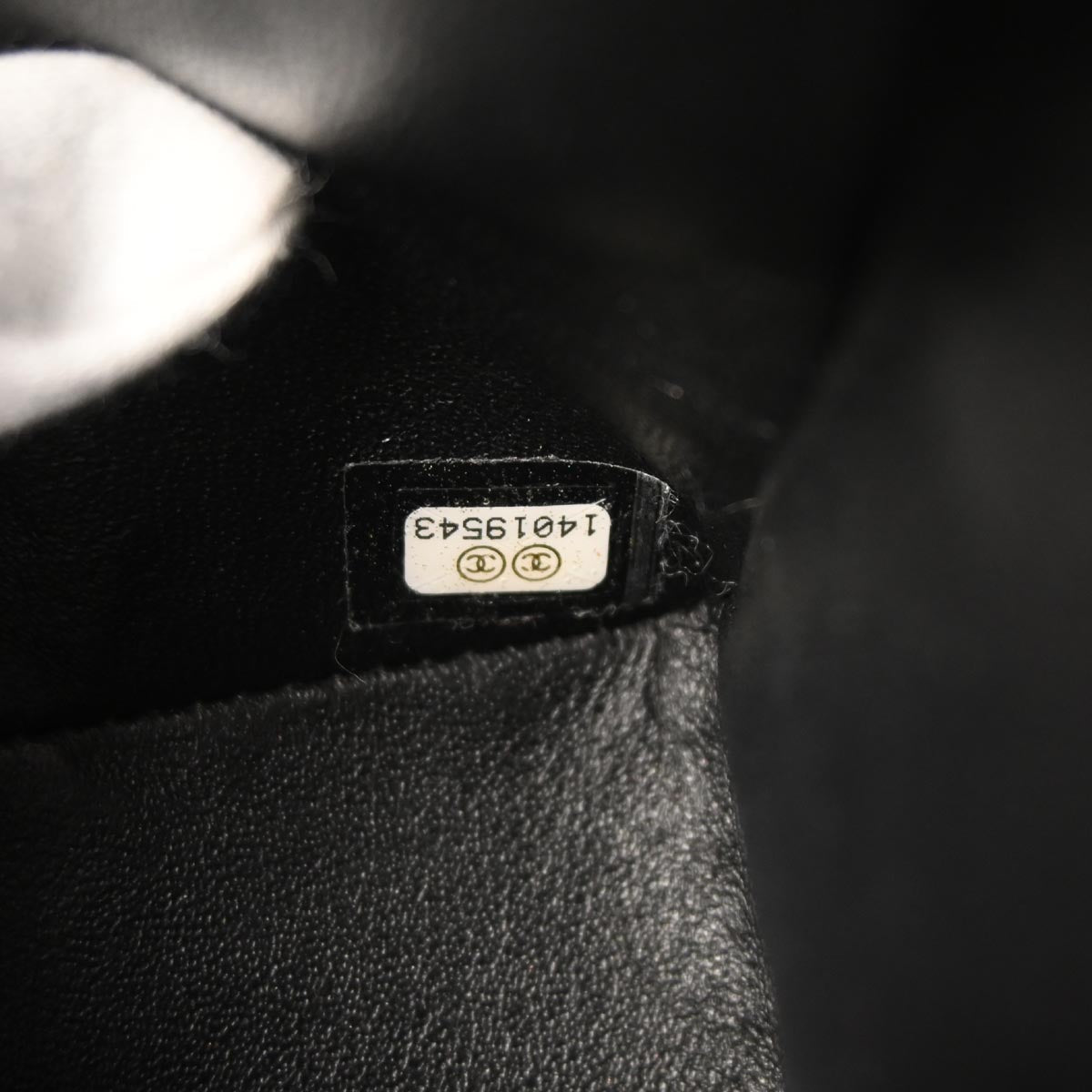 Chanel 2010-2011 Black Caviar Skin Medium Classic Double Flap Shoulder Bag