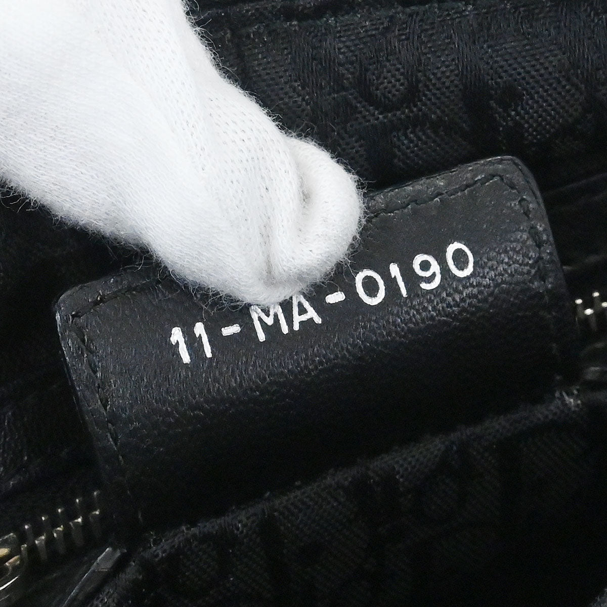 Christian Dior Black Lambskin Medium Lady Dior Cannage 2way Shoulder Handbag