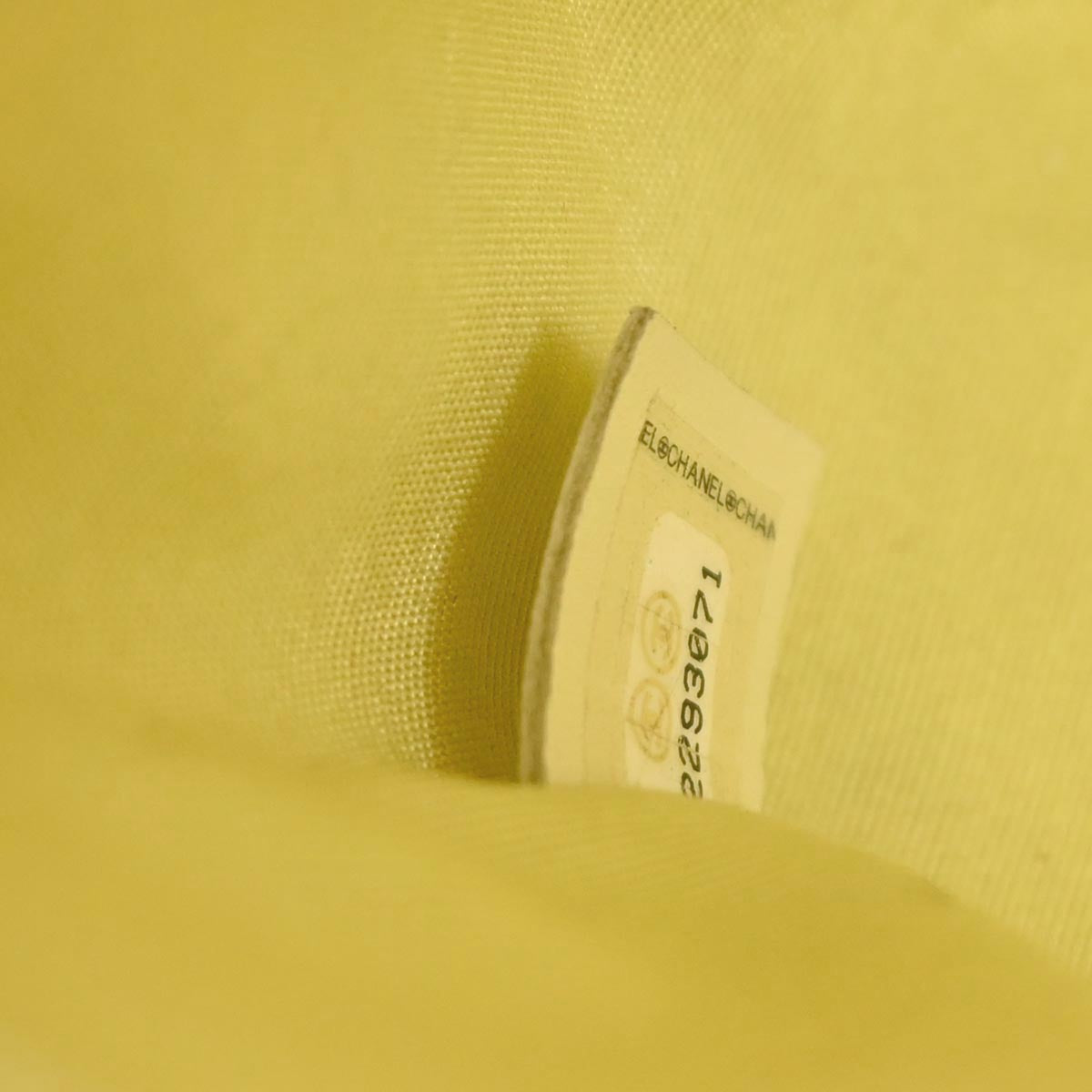 Boy Chanel Yellow Lambskin Medium Chain Shoulder Bag