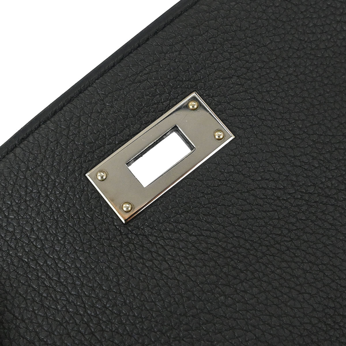 Hermes Black Togo Kelly 28 Retourne 2way Shoulder Handbag