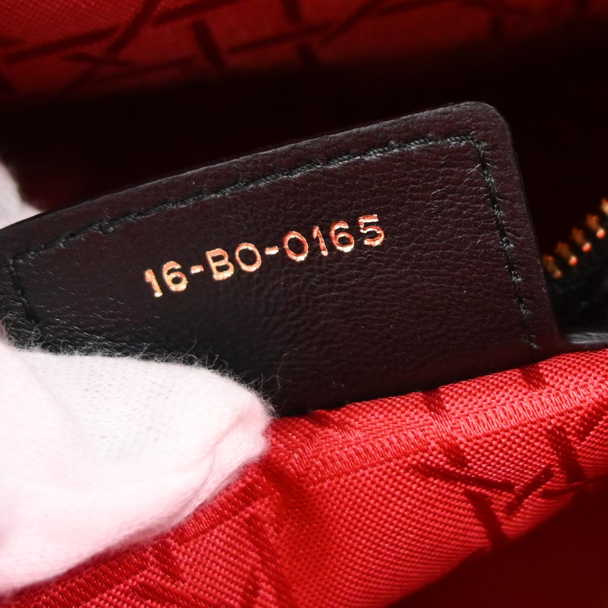 Christian Dior Black Lambskin Large Lady Dior Cannage 2way Shoulder Handbag