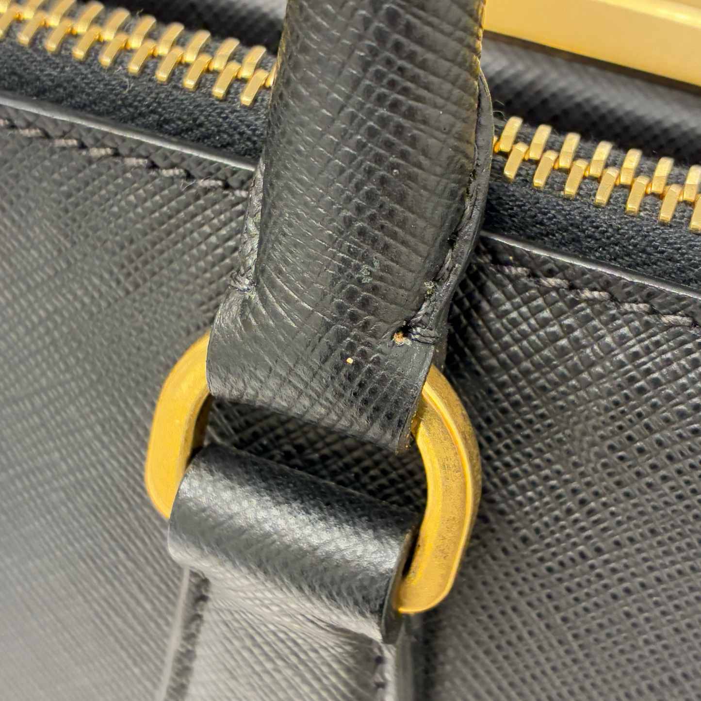 Prada Black Leather Handbag