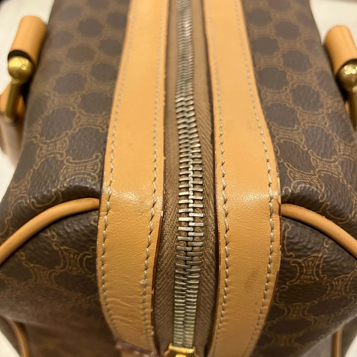 Celine Brown Macadam Handbag
