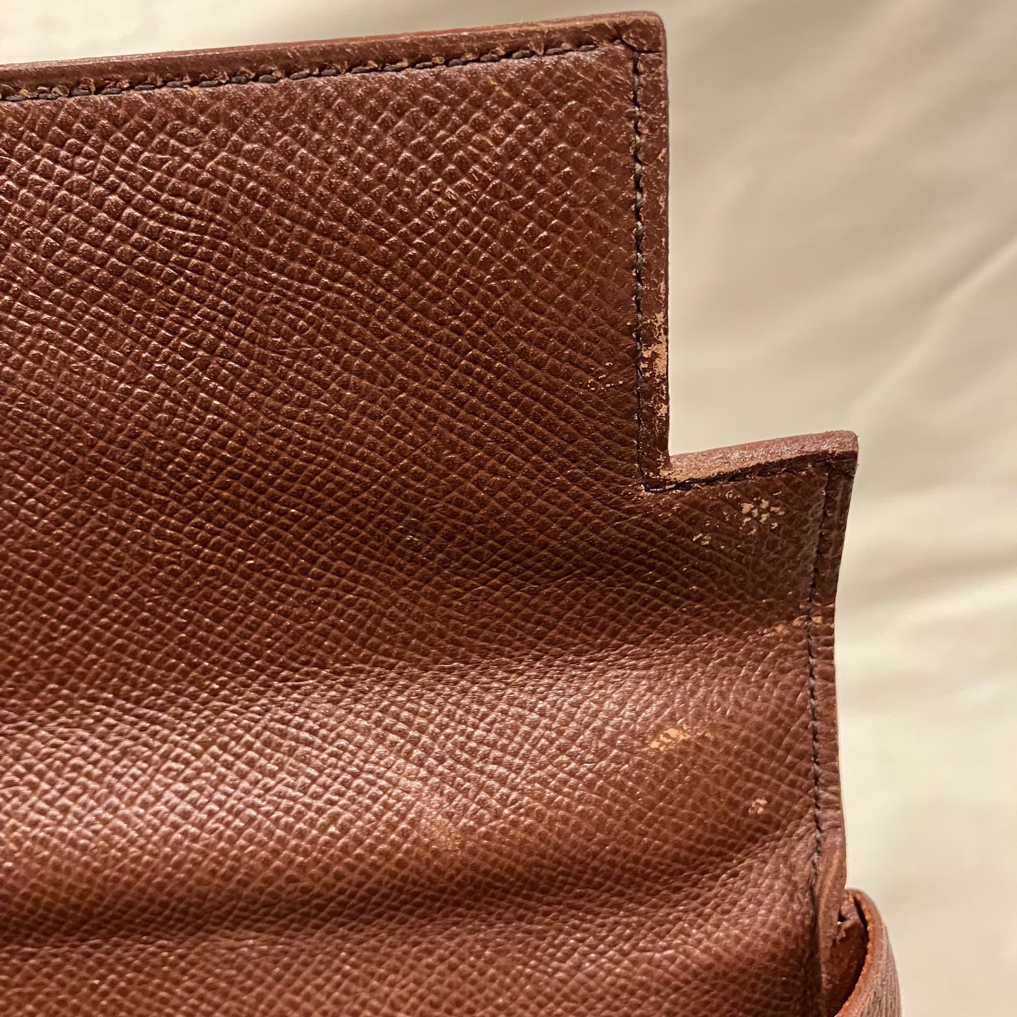 Hermes 1994 Marron Fonce Courchevel Kelly 32 Retourne 2way Shoulder Handbag