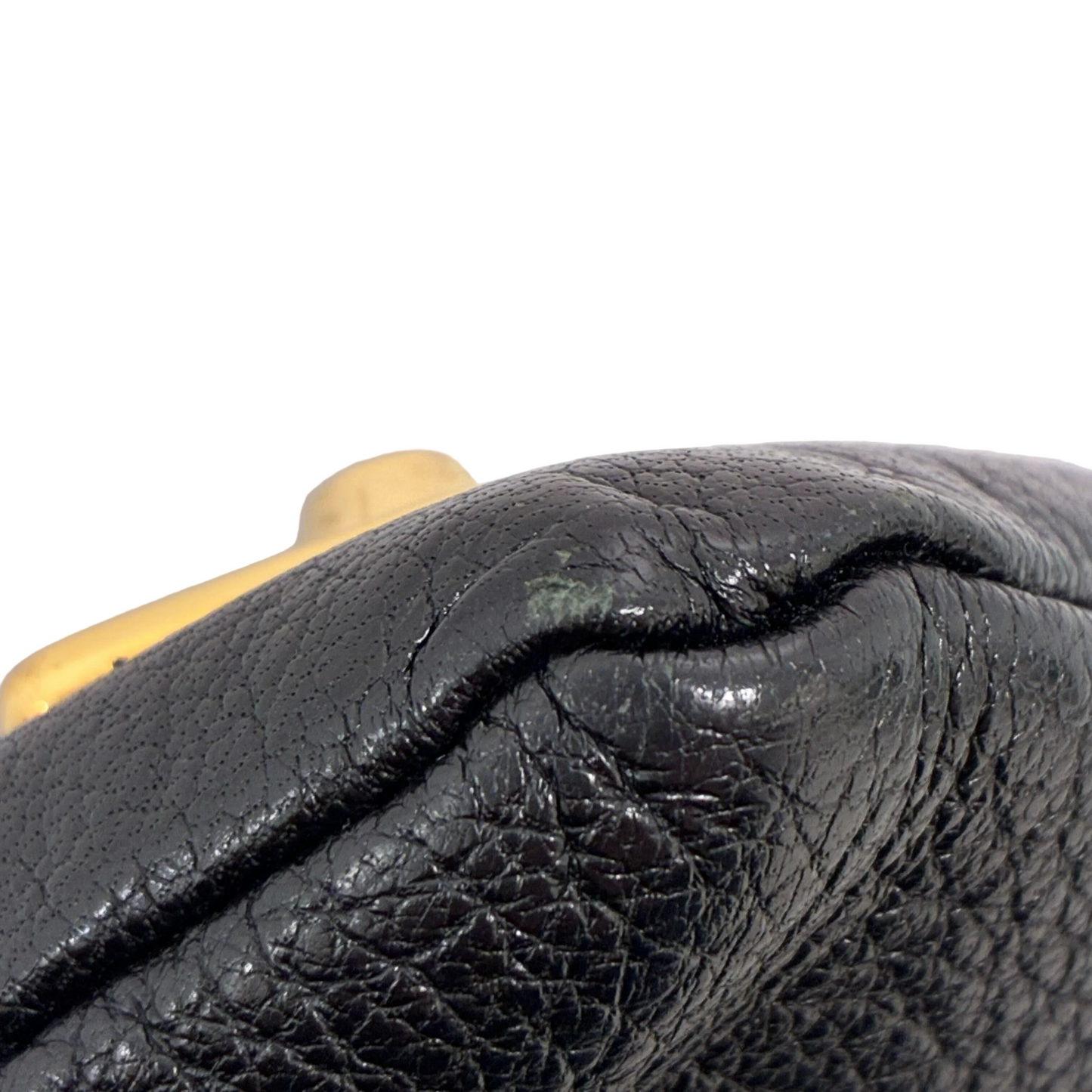 Balenciaga Black Leather Envelope Shoulder Bag