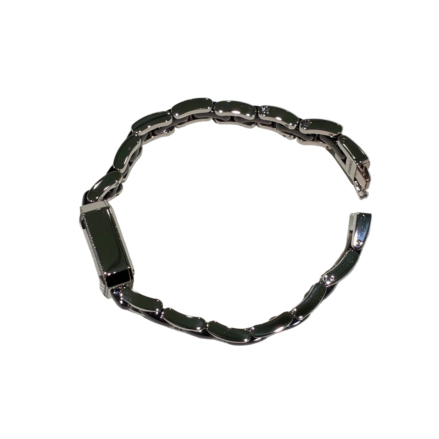 Chanel Premiere H2163 Quartz Watch Ceramic SS Diamond