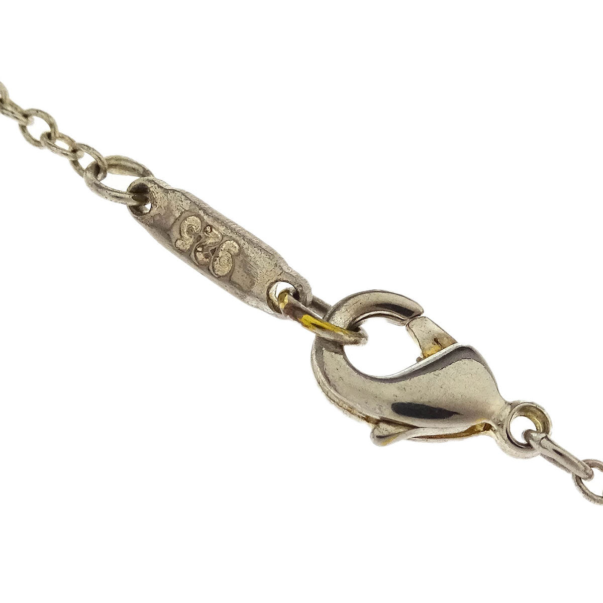 Tiffany & Co. Heart Link Lariat Necklace Ag925 Silver