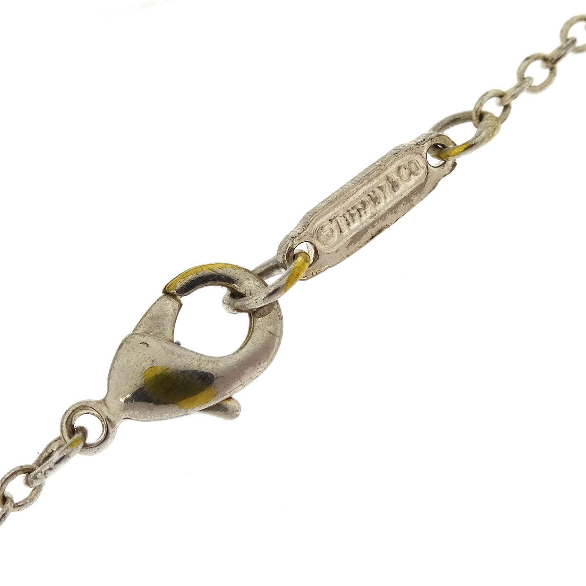 Tiffany & Co. Heart Link Lariat Necklace Ag925 Silver