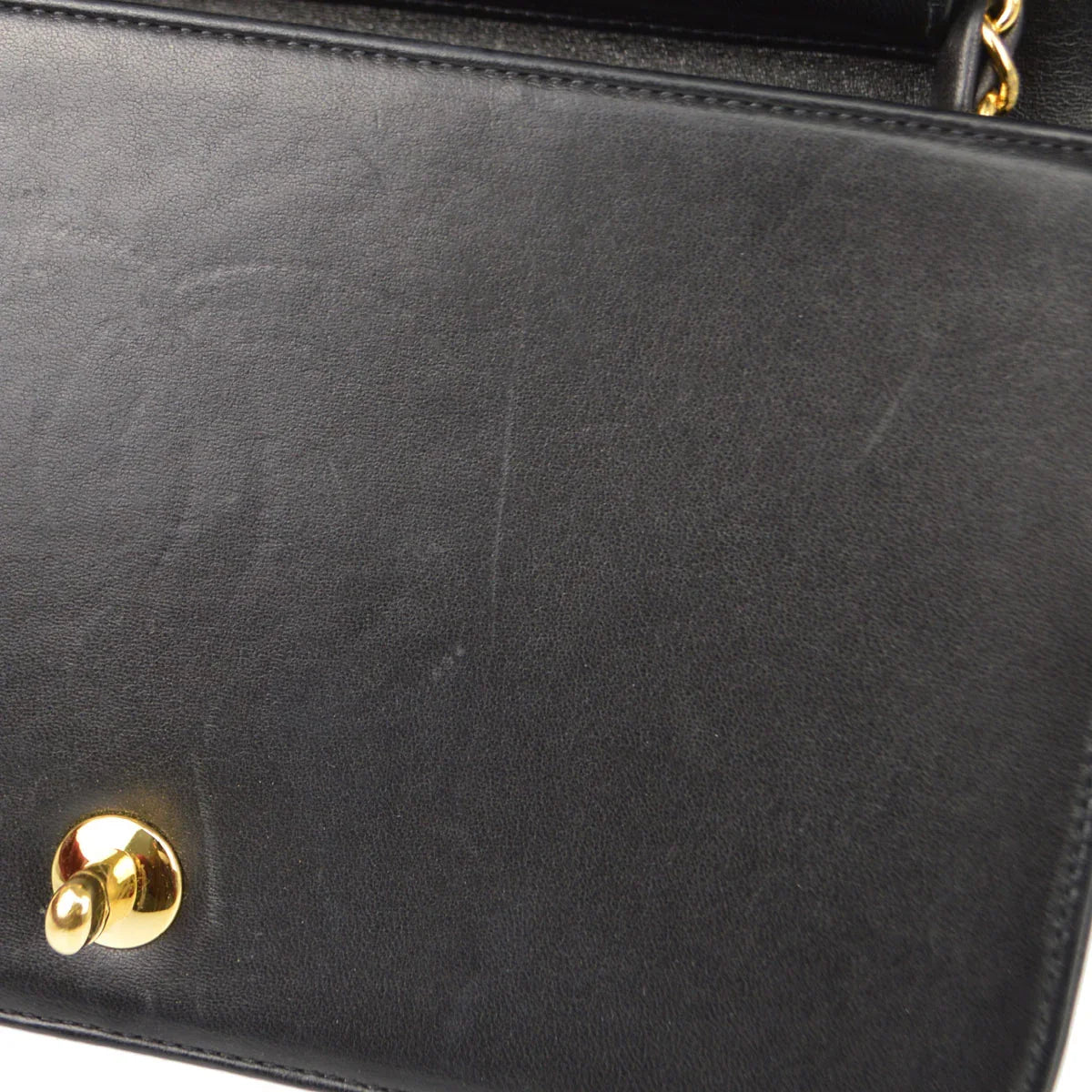 Chanel 2001-2003 Lambskin Small Turnlock Full Flap Bag