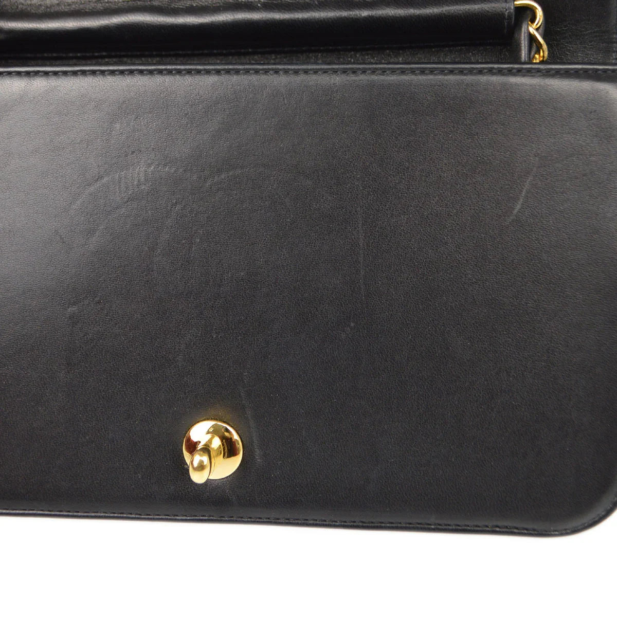 Chanel 2001-2003 Lambskin Small Turnlock Full Flap Bag