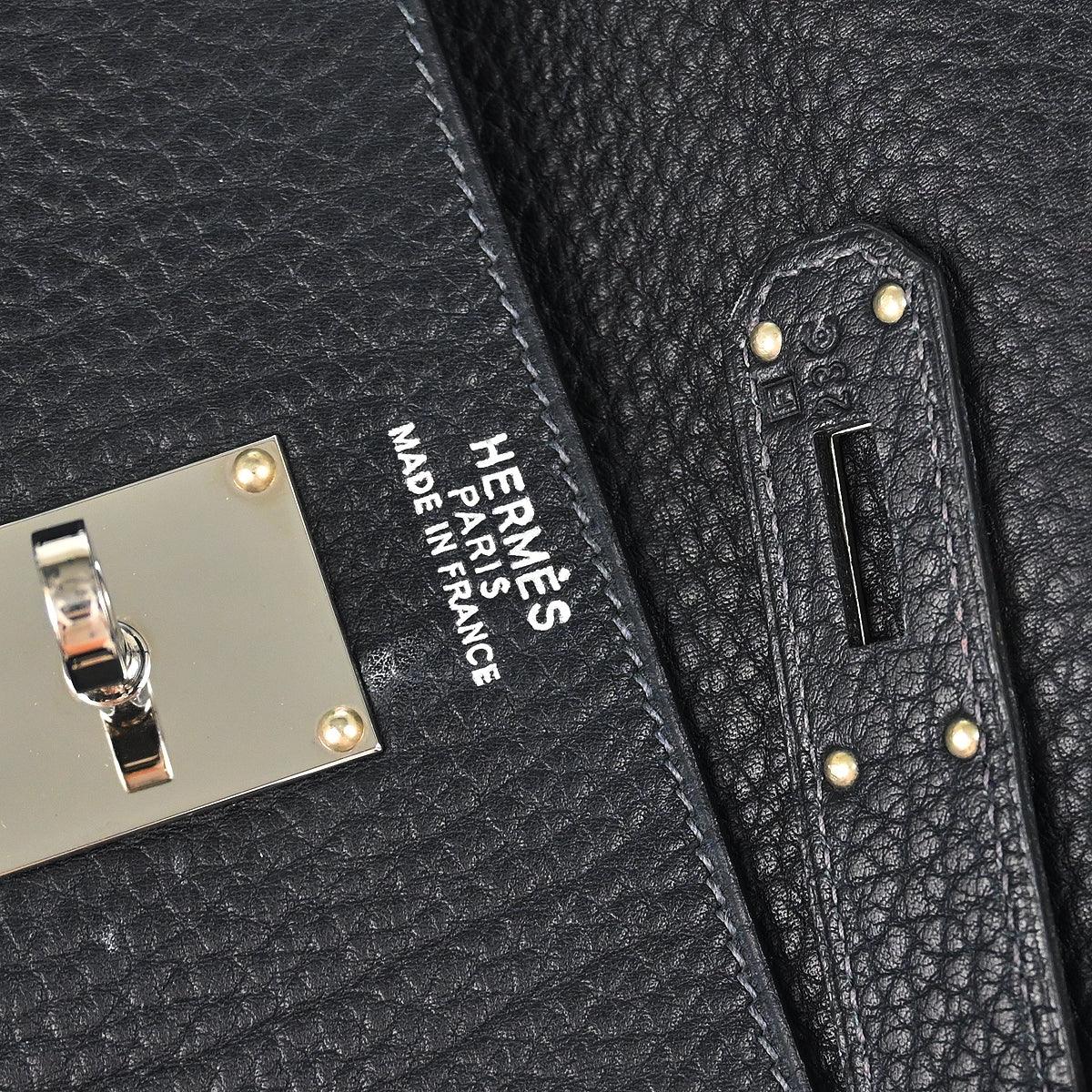 Hermes Toile Officier Taurillon Clemence Kelly 50 Retourne 2way Shoulder Handbag 2002