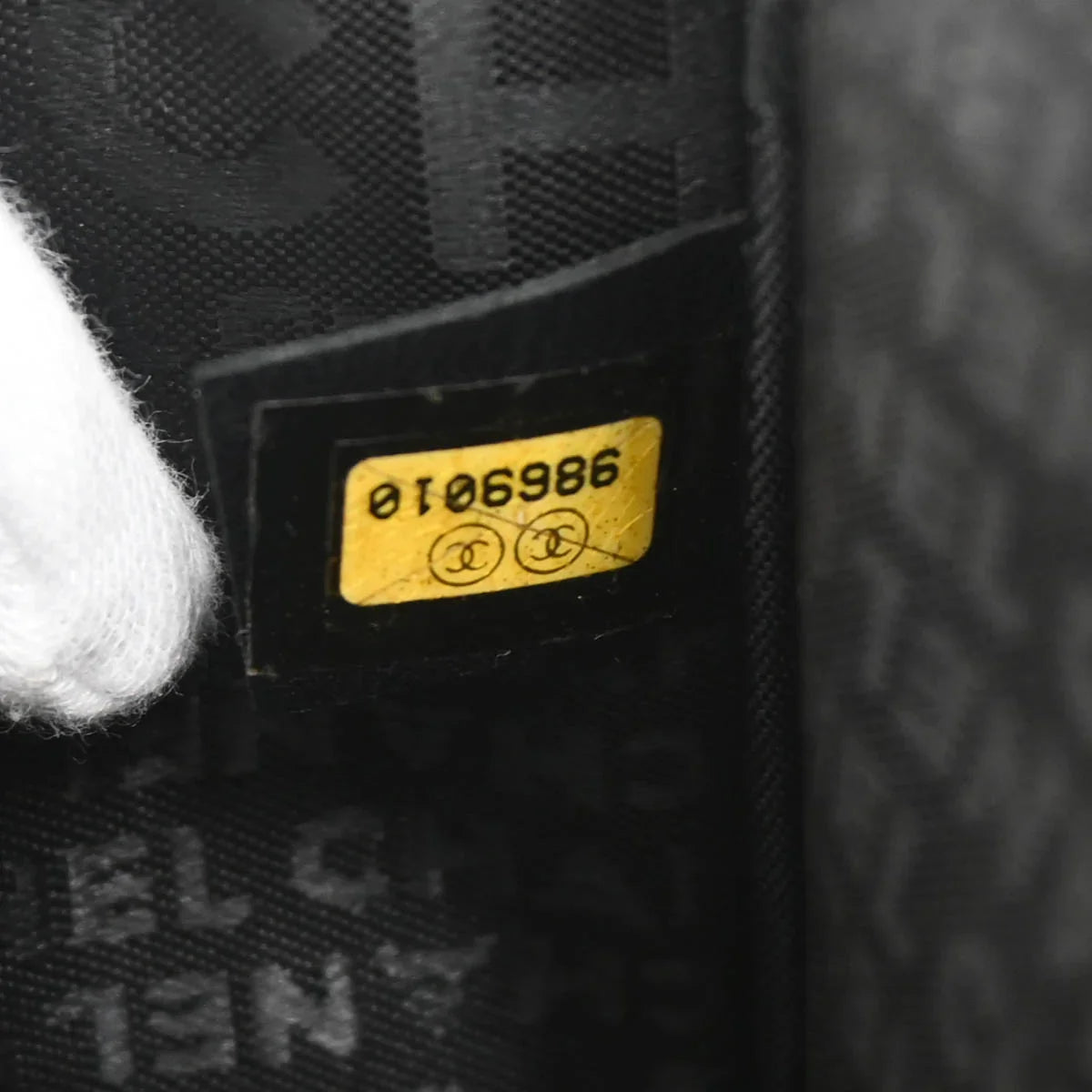 Chanel 2004-2005 Black Lambskin Icon Chain Handbag