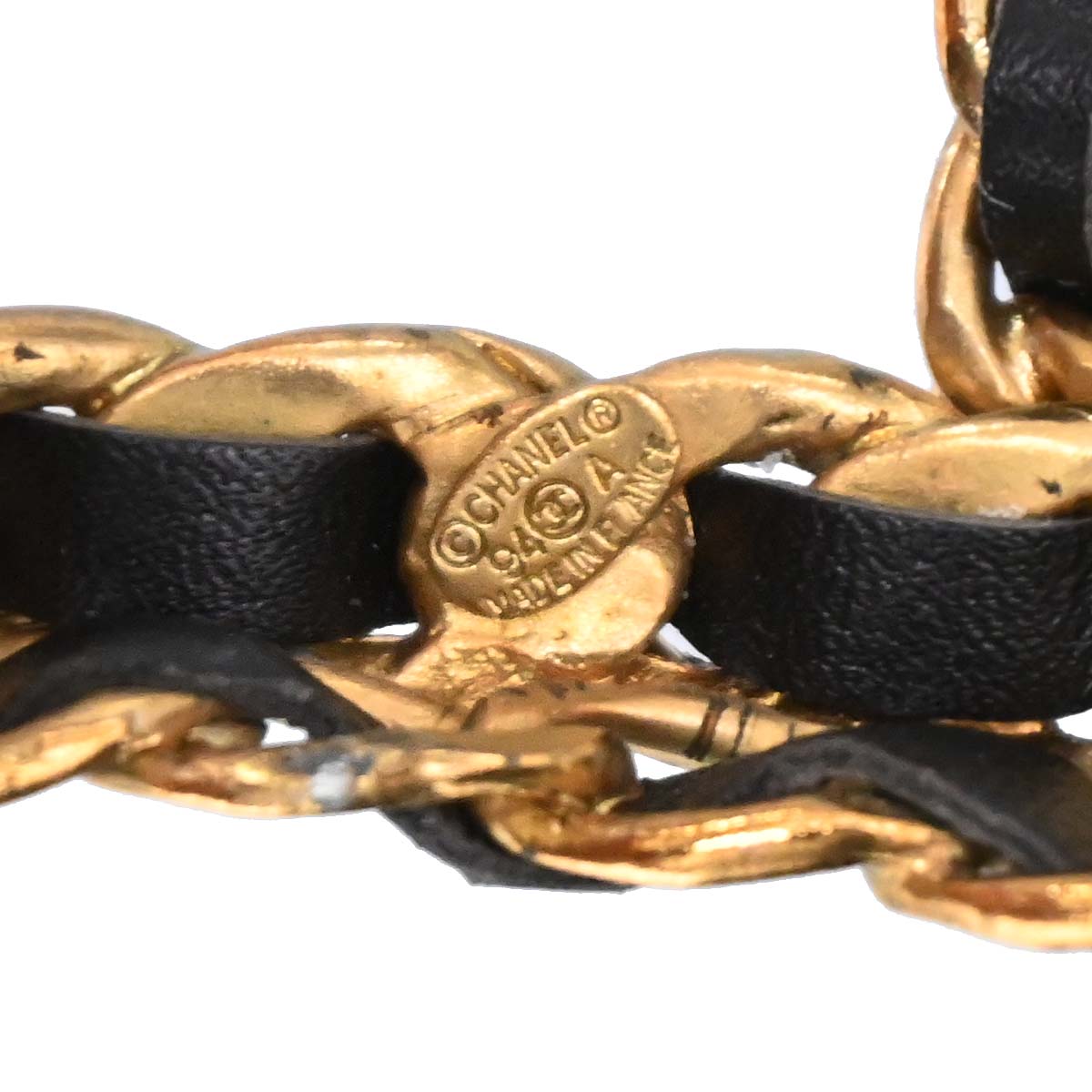 Chanel Gold Black Bottle Holder Shoulder Bag