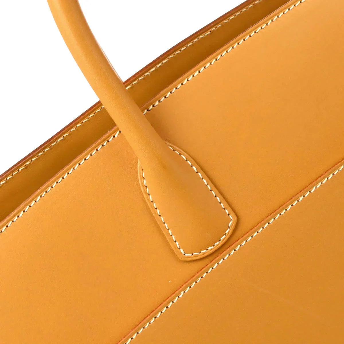 Hermes 2000 Natural Vache White Bus GM Tote Handbag