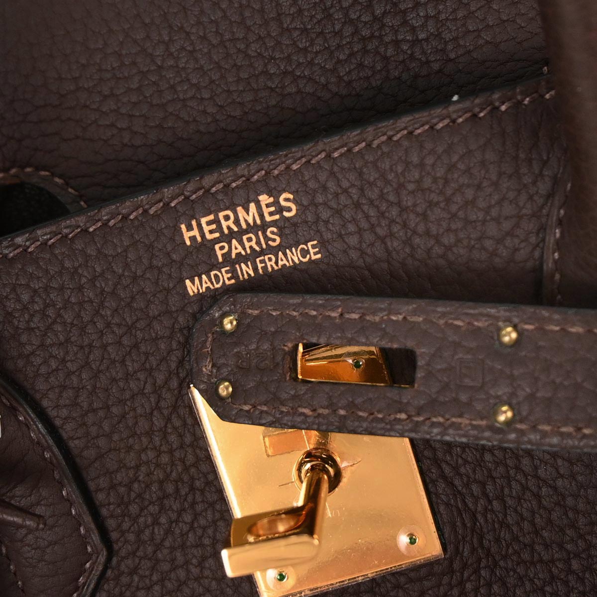Hermes Havane Fjord Haut a Courroies 32 Handbag