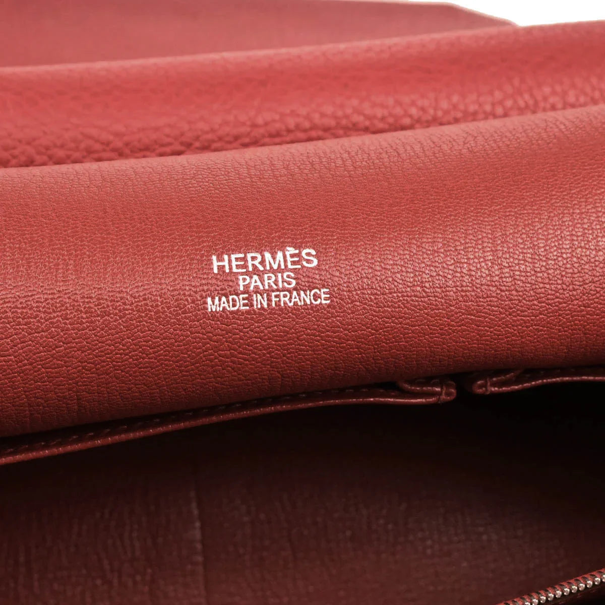 Hermes 2009 Rouge H Taurillon Clemence Jypsiere 34 Shoulder Bag