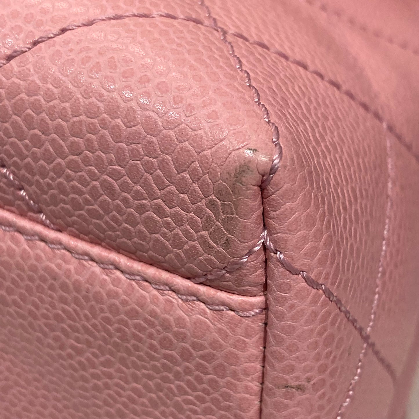 Chanel 2004-2005 Pink Caviar Kelly Handbag