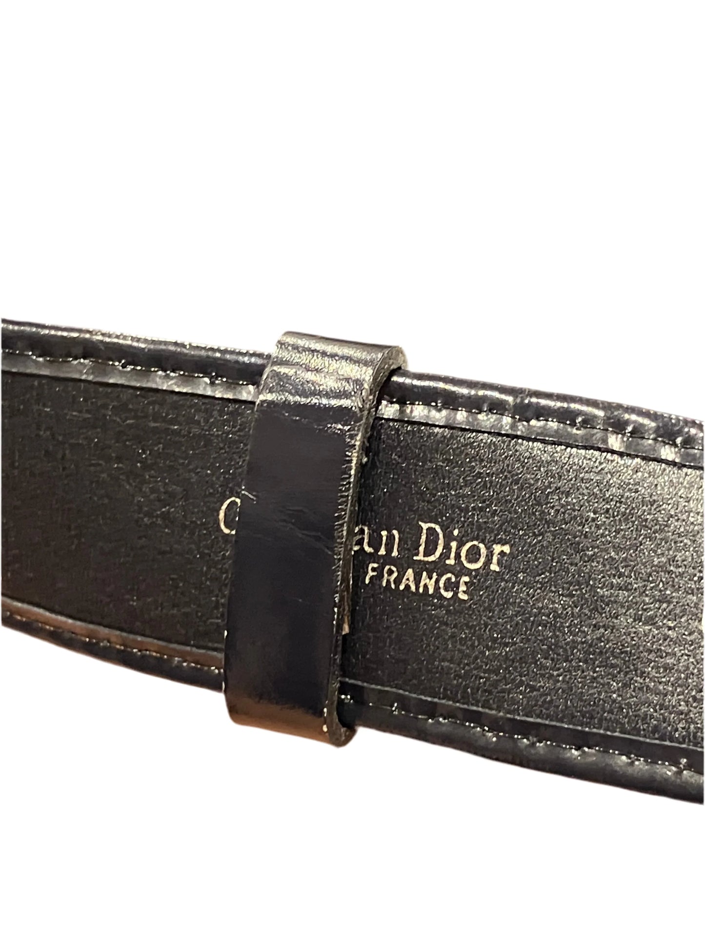 Christian Dior 1980s Trotter Belt #65