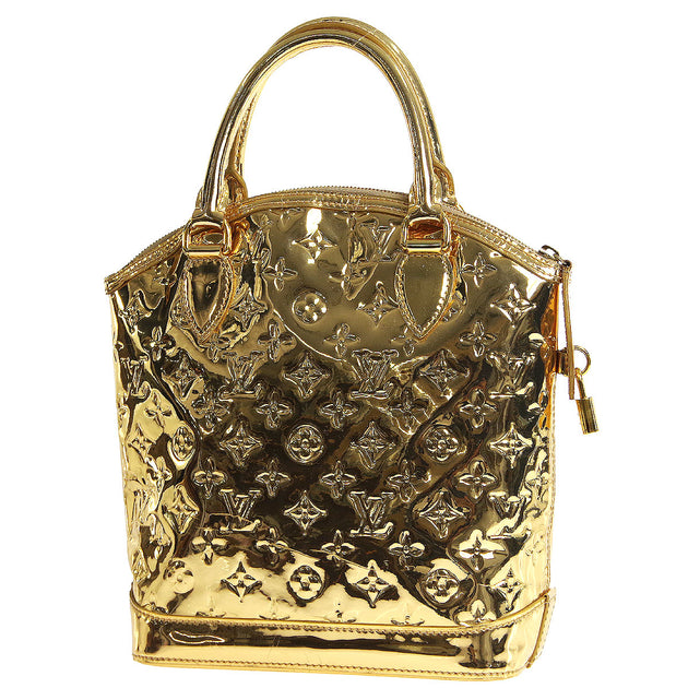 Louis Vuitton Limited Edition Gold Miroir Pochette Clutch