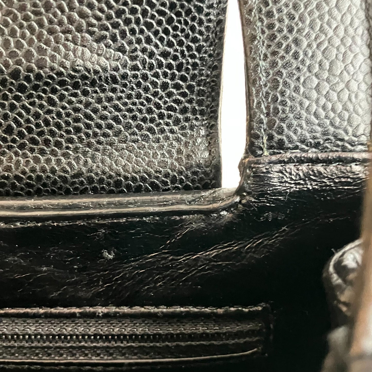 Chanel 1997-1999 Black Caviar Handbag