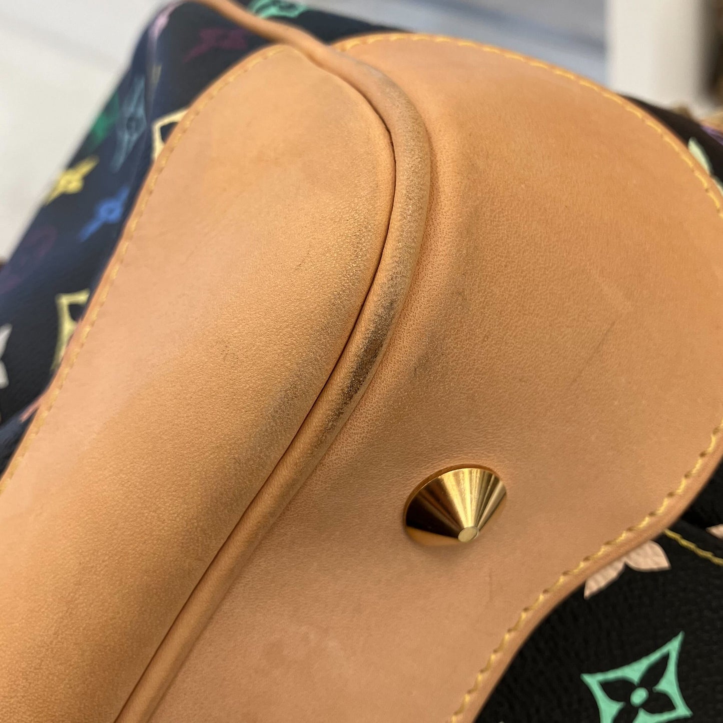 Louis Vuitton Black Multicolor Courtney GM Handbag M40261