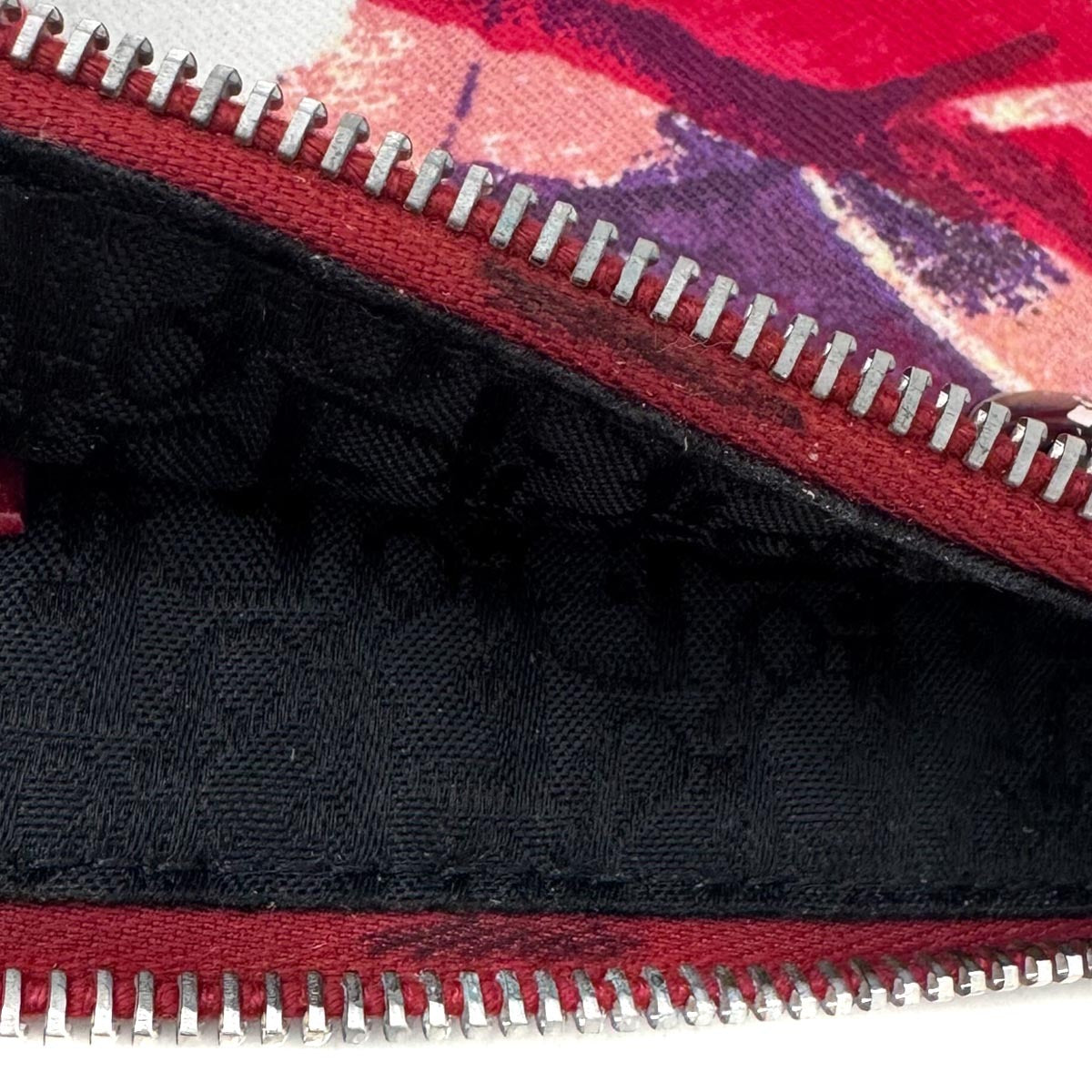 Christian Dior Red Canvas Dior's Victim Limited Saddle Handbag