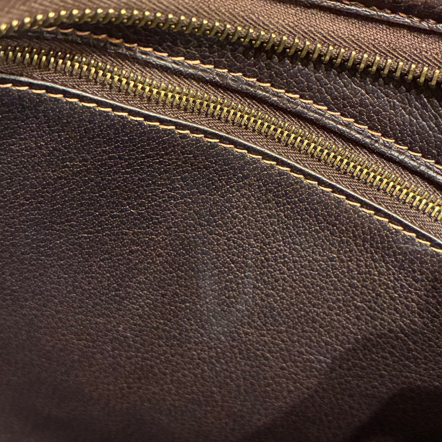 Hermes 2003 Havane Togo Trim 31 Shoulder Bag