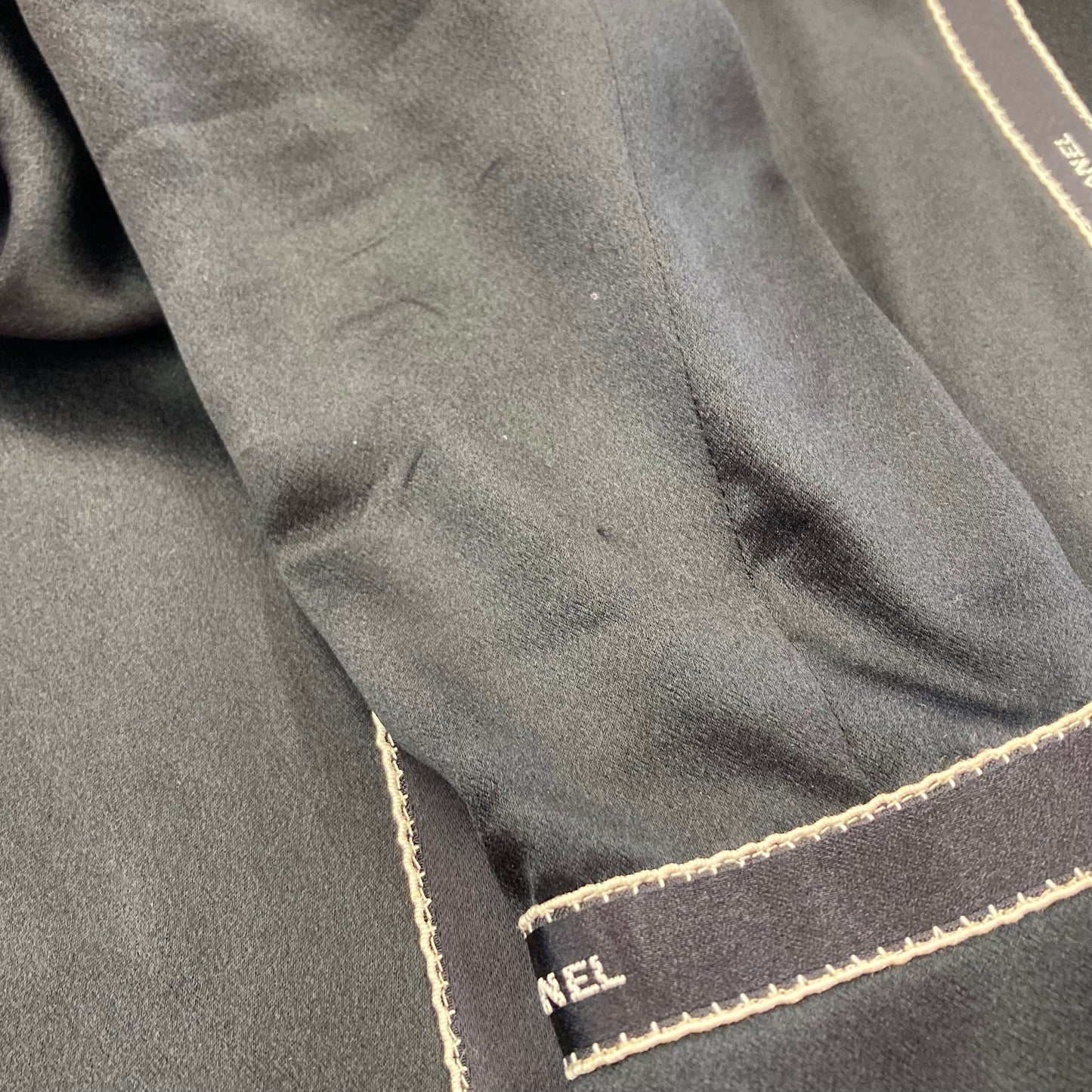 Chanel Fall 1994 Ribbon Silk Shirt #34