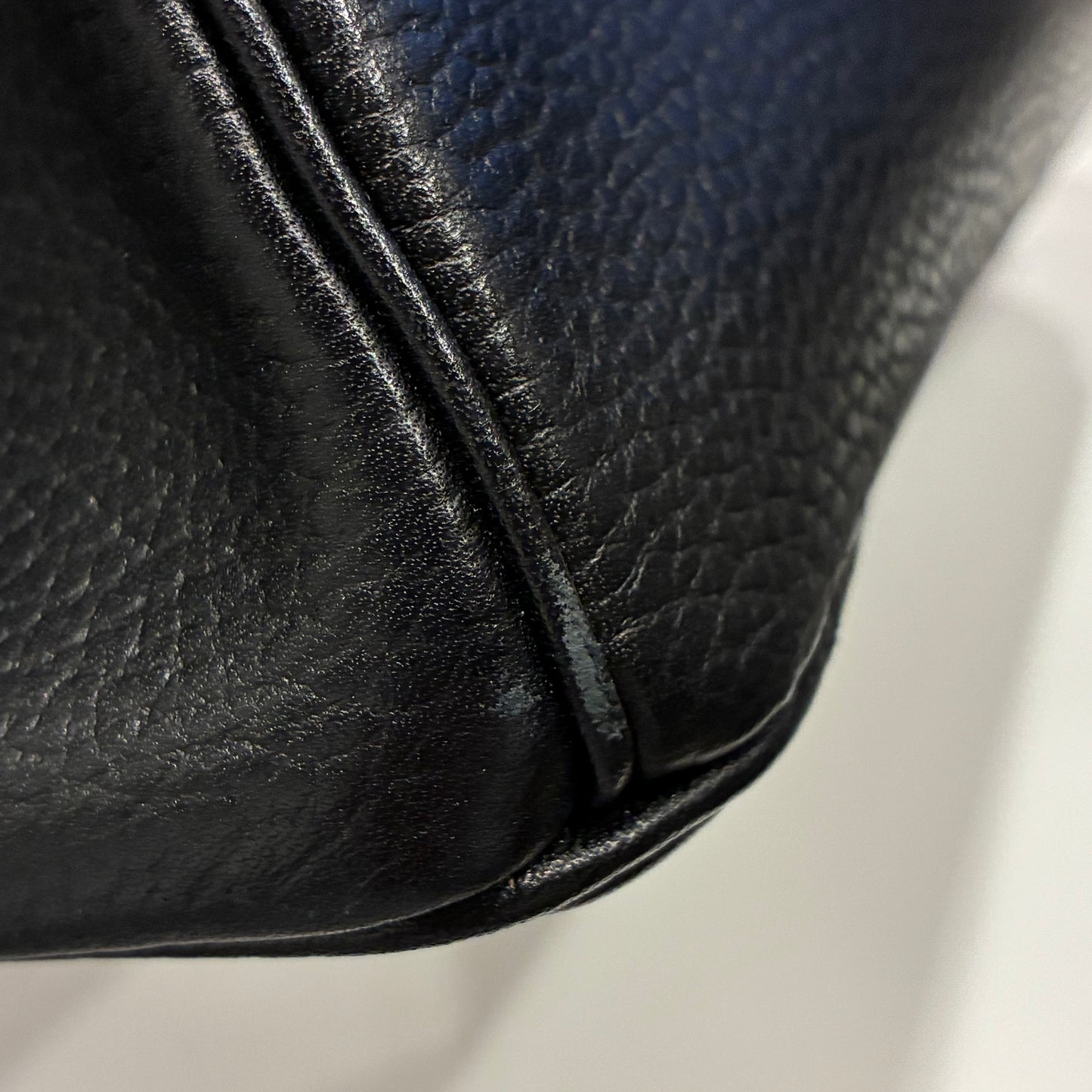 Hermes Black Ardennes Birkin 30 Handbag