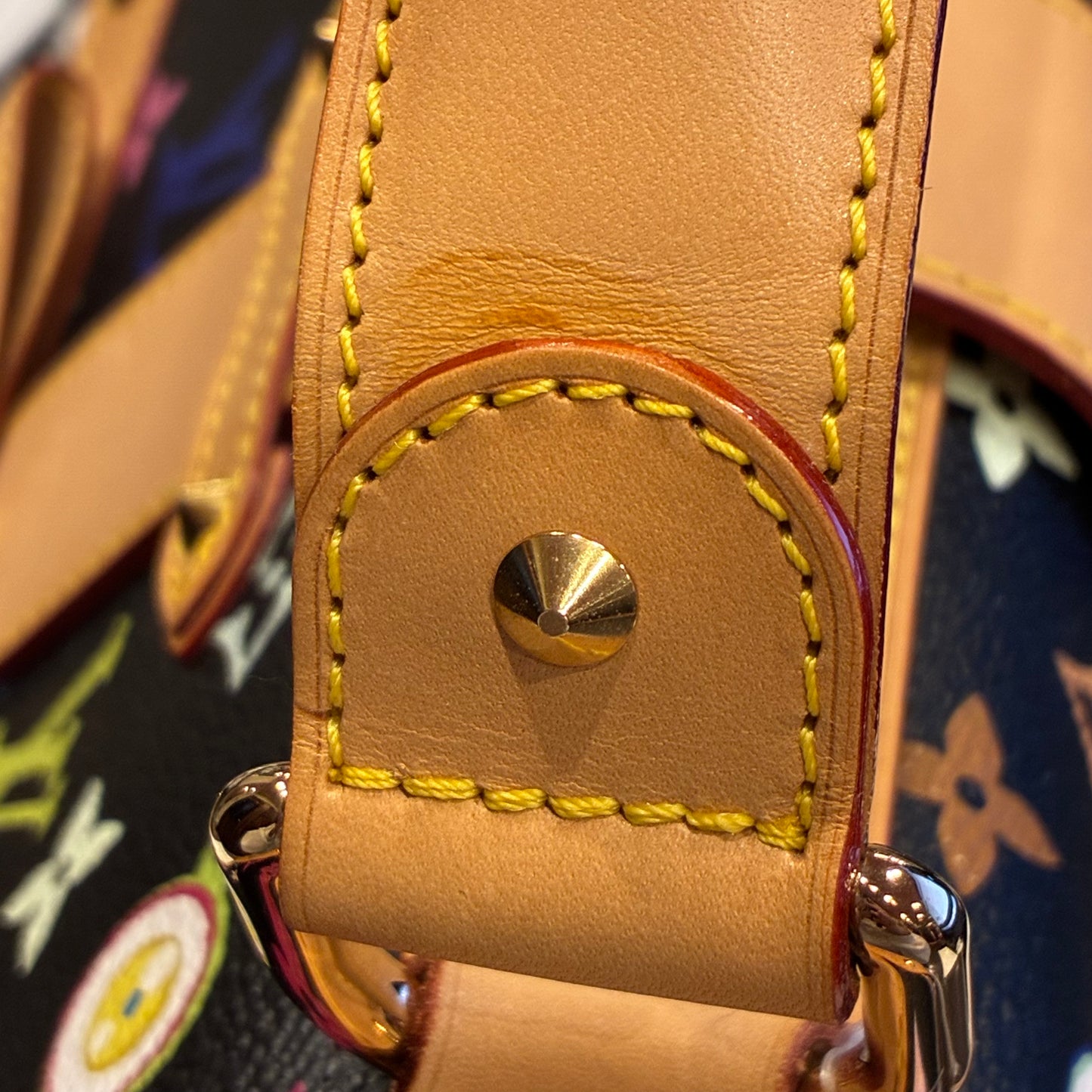 Louis Vuitton 2003 Black Eye Love Monogram Sac Retro GM Handbag M92052