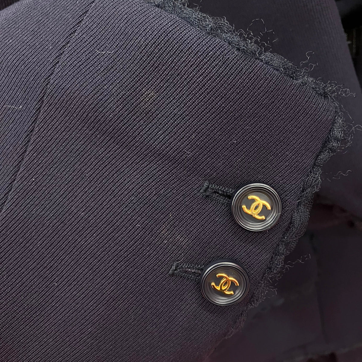 Chanel 1995 Setup Jacket Pants Navy #44
