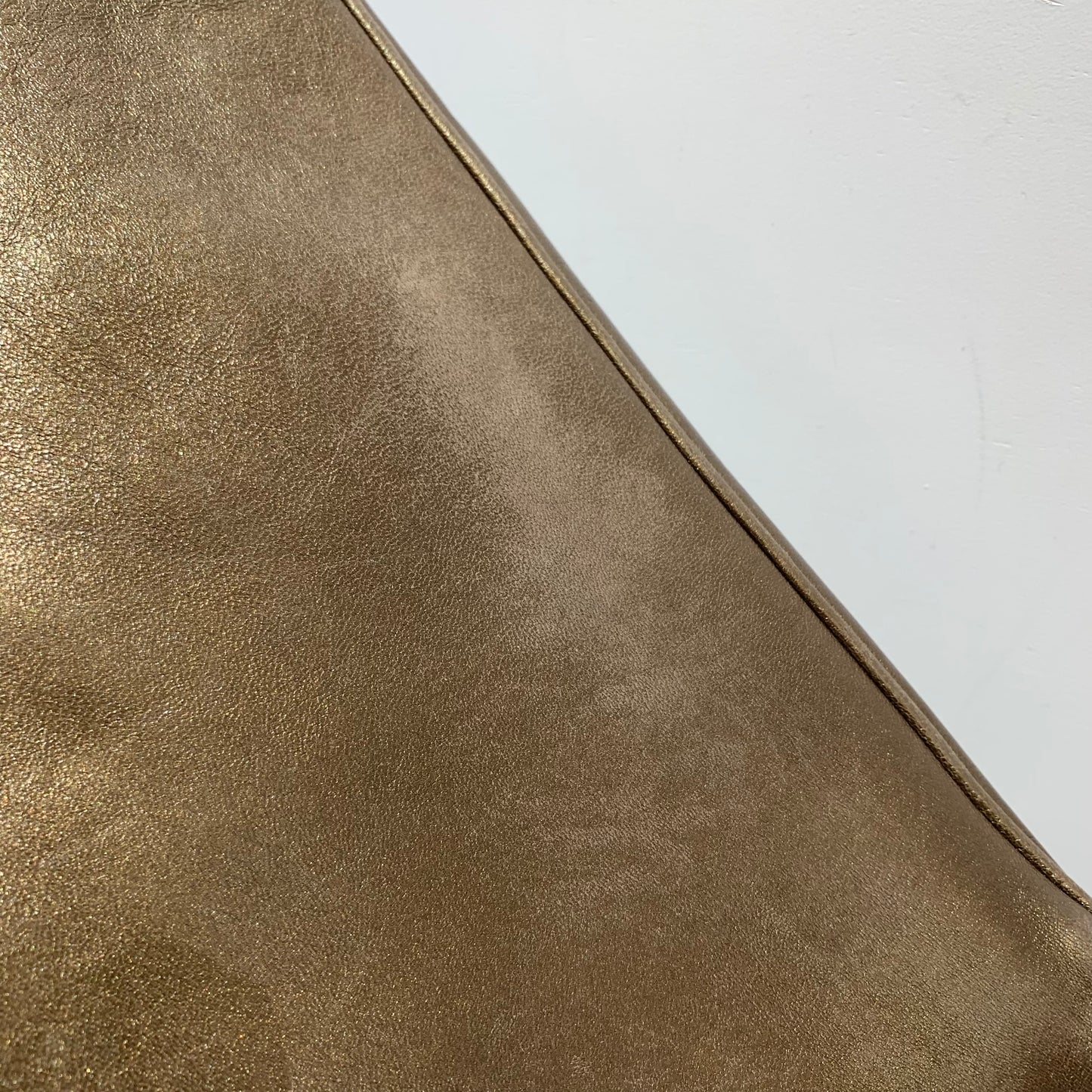 Chanel 2004-2005 Bronze Lambskin Mademoiselle Lock Shoulder Bag