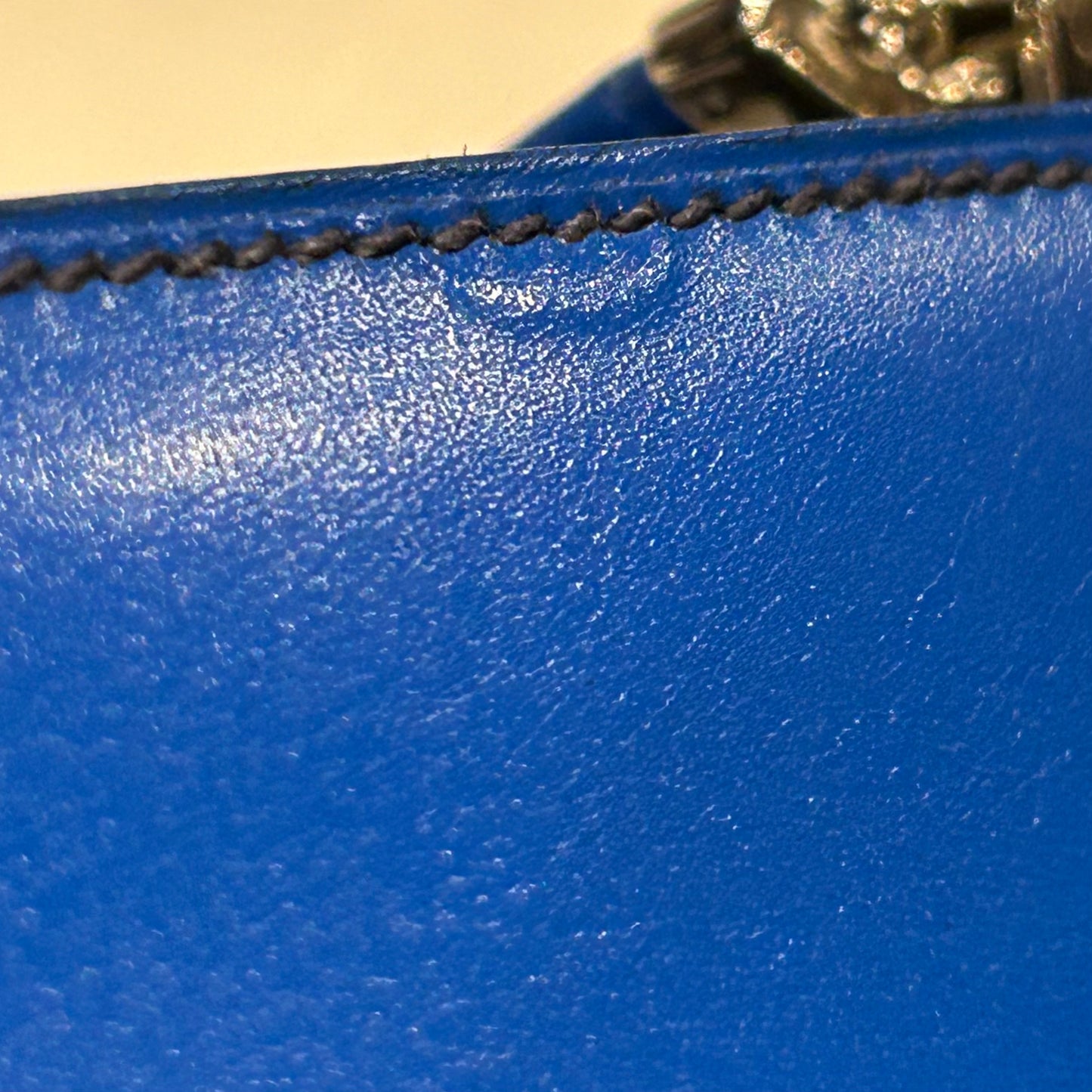 Hermes Sac A Malice Blue Box Calf